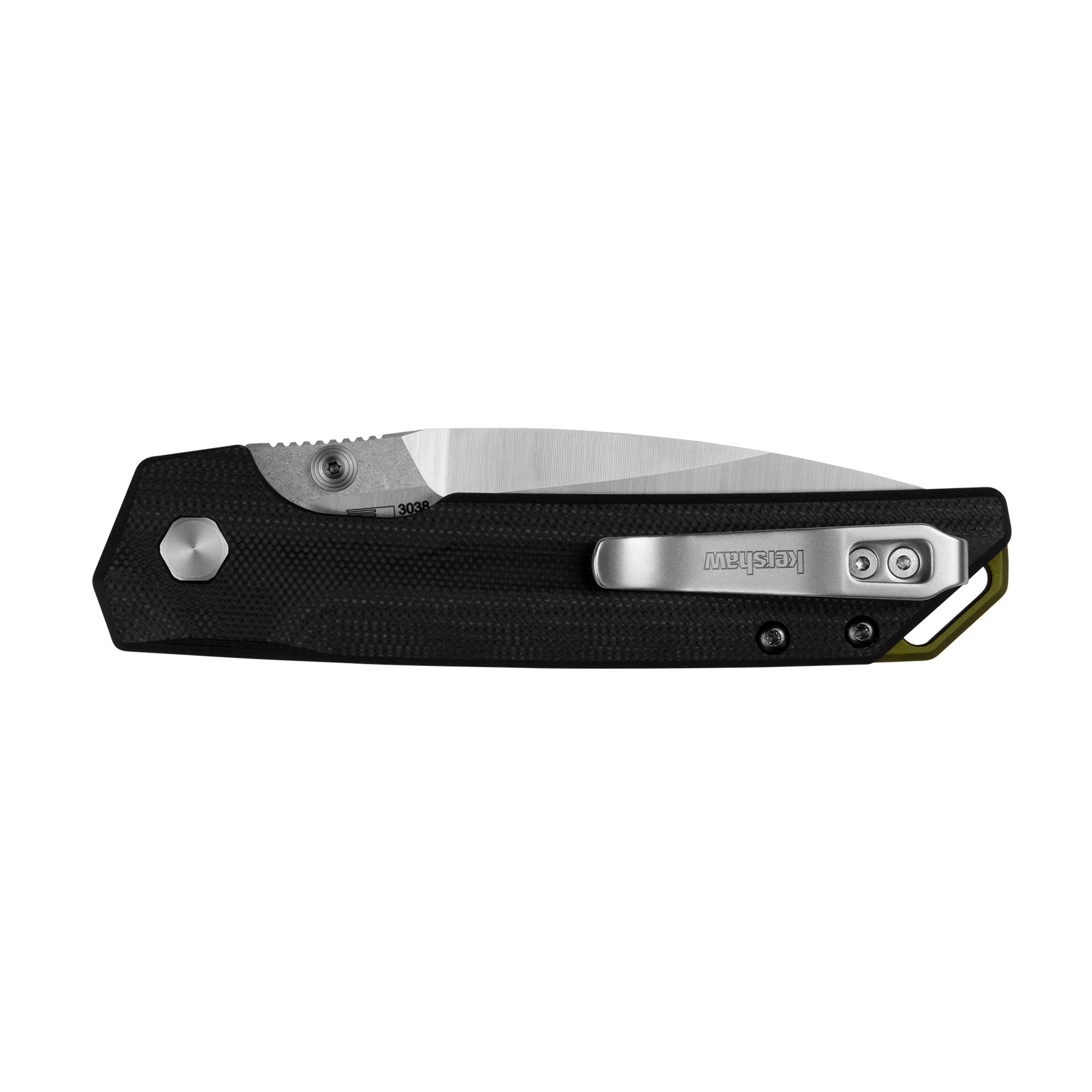 Kershaw Iridium Button Lock Folding Knife, 3.45 in CPM MagnaCut Blade, G10 Handle 3038 - Image 3