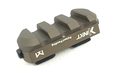 Kinetic Development Group Kinect M-LOK Quick-Detach 3-Slot Picatinny Rail Section, Brown KIN5-100-BRN - Image 4