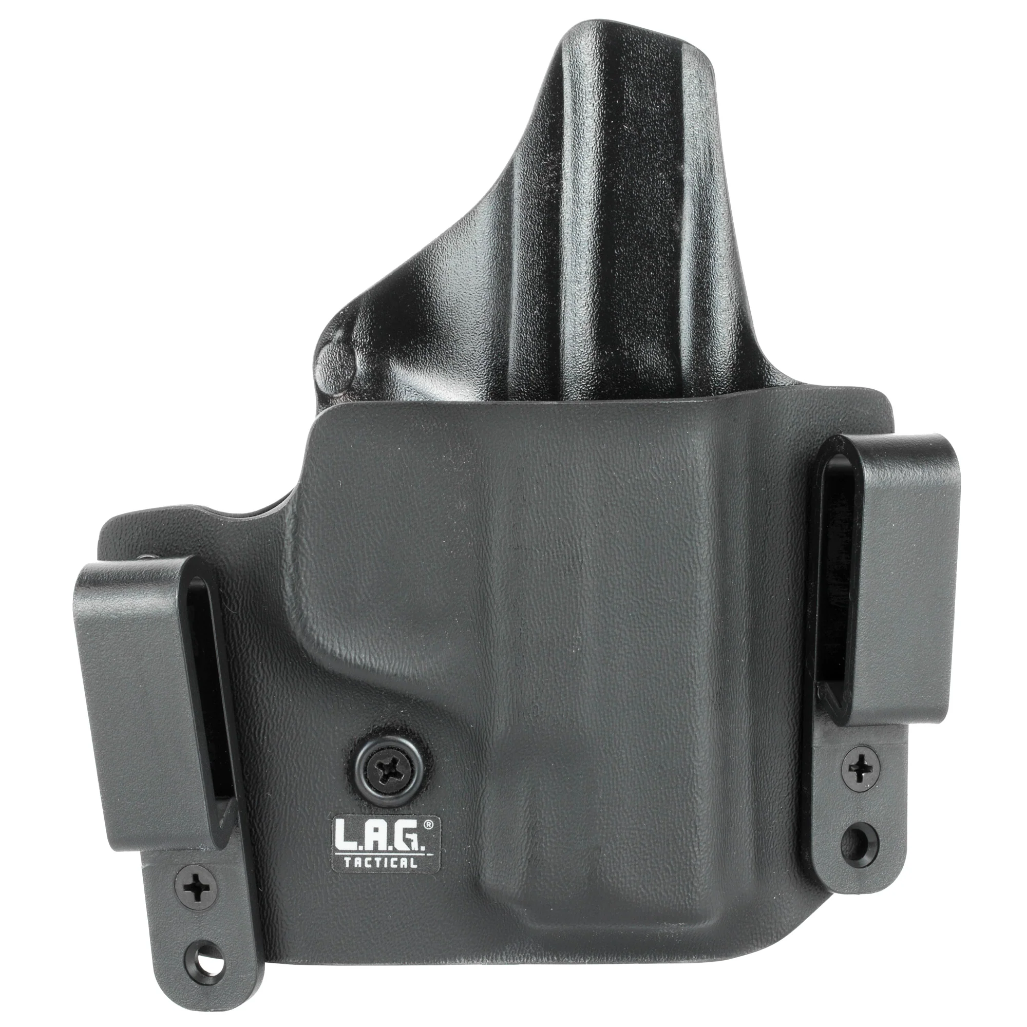 L.A.G. Tactical Defender Holster for Smith & Wesson M&P Shield 9/40, Inside/Outside Waistband, Right Hand 4007