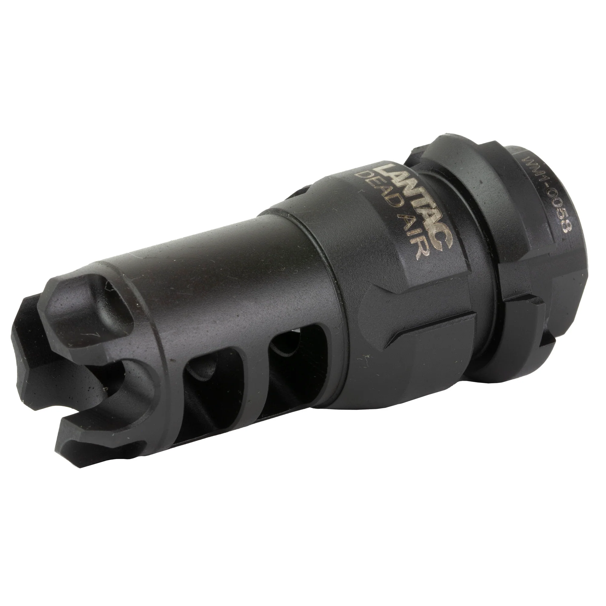 LanTac Dragon 9mm Muzzle Brake w/ Dead Air KEYMO Wolfman Mount for SIG MPX 13.5x1LH DGN9MMC-WM - Image 3