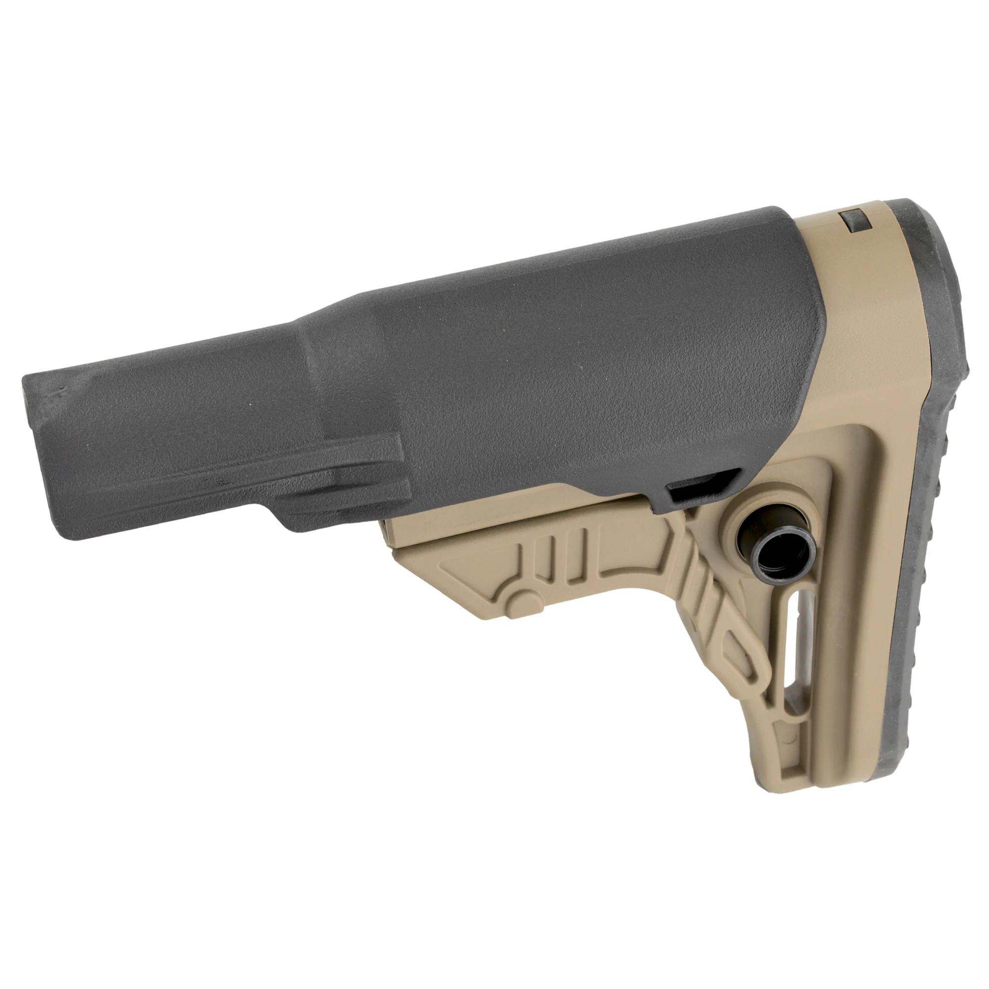 Leapers, Inc. - UTG AR-15 Ops Ready S4 Mil-Spec Stock, FDE, Compact, Cheek Rest, RBUS4DMS - Image 3