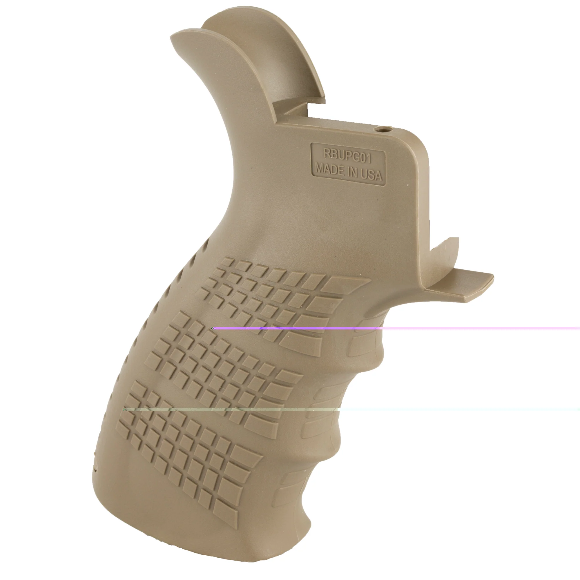 Leapers, Inc. - UTG PRO Ambidextrous AR-15 Pistol Grip, Flat Dark Earth, built-in storage, RBUPG01D - Image 3
