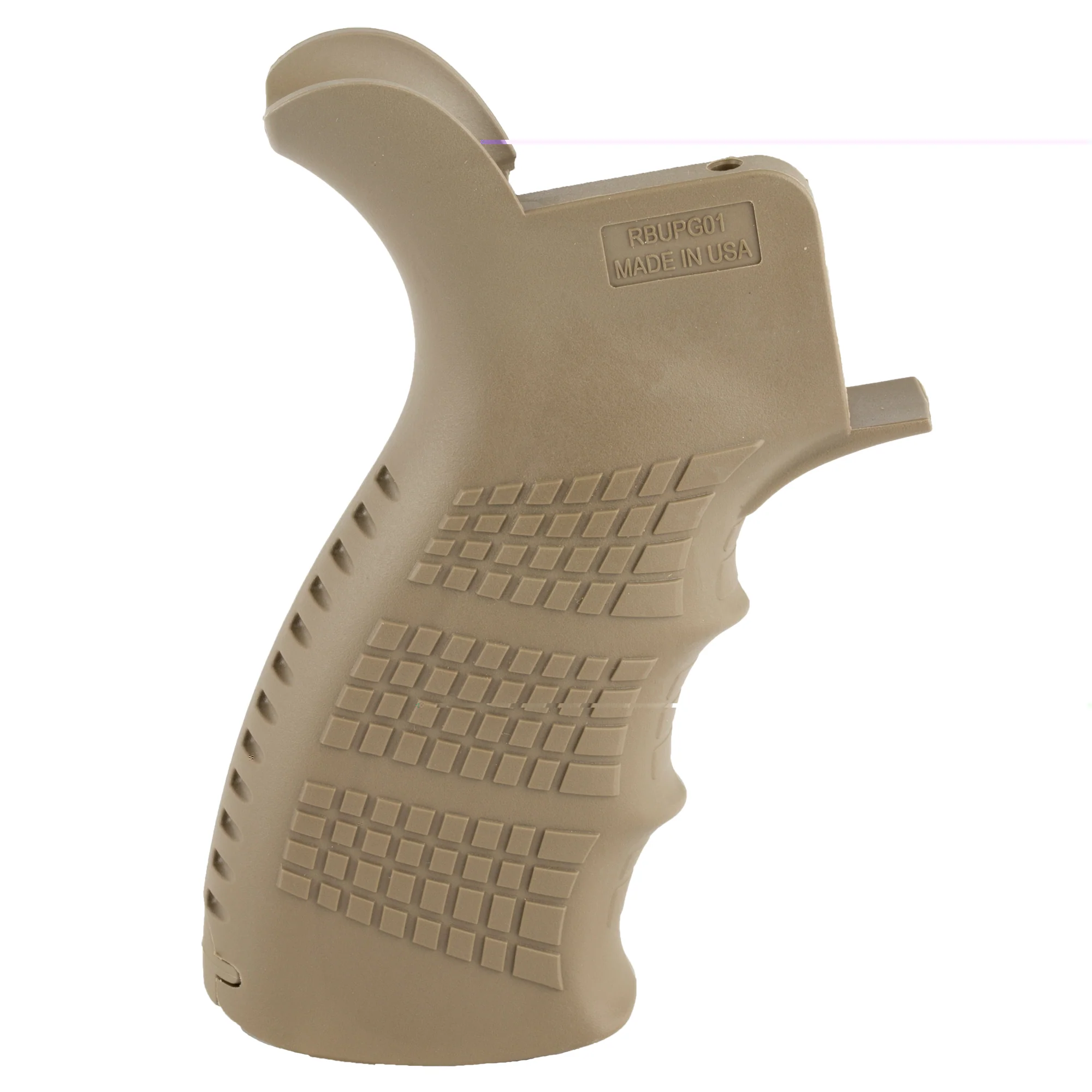 Leapers, Inc. - UTG PRO Ambidextrous AR-15 Pistol Grip, Flat Dark Earth, built-in storage, RBUPG01D - Image 4