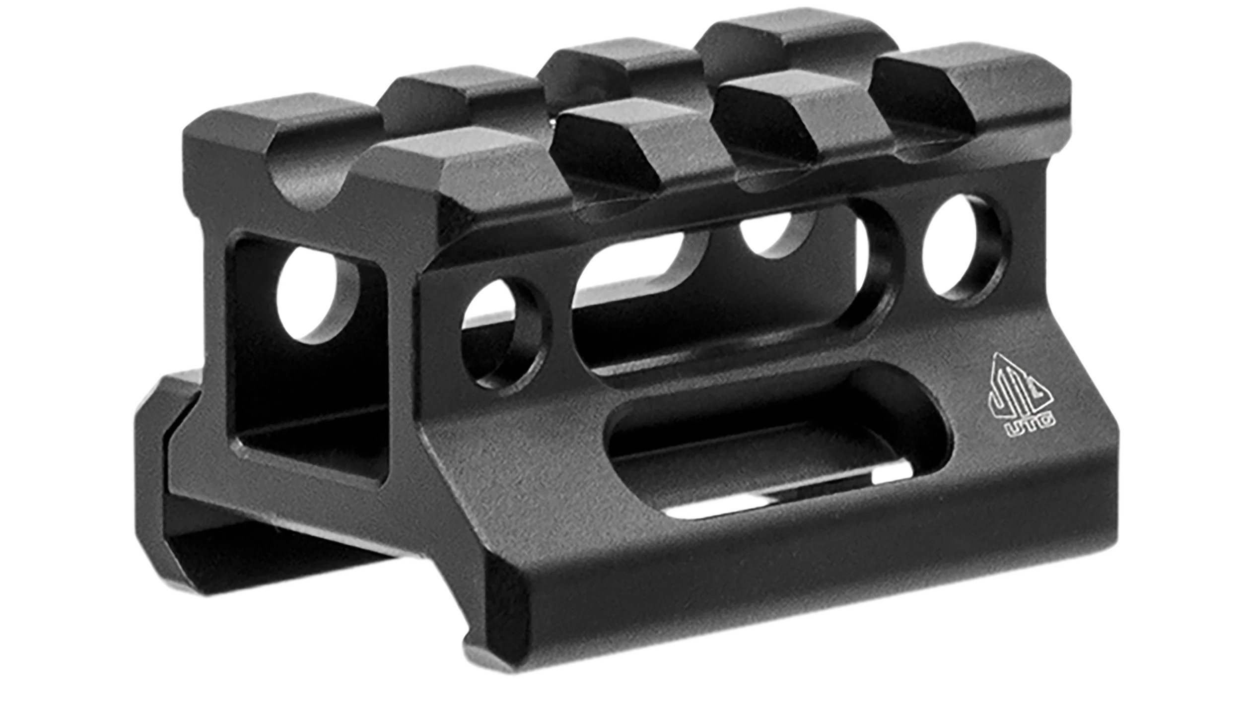 Leapers Picatinny Riser Mount, Super Slim 0.75" Saddle, 6061-T6 Aluminum, 1.57" Length, MTRSX7S