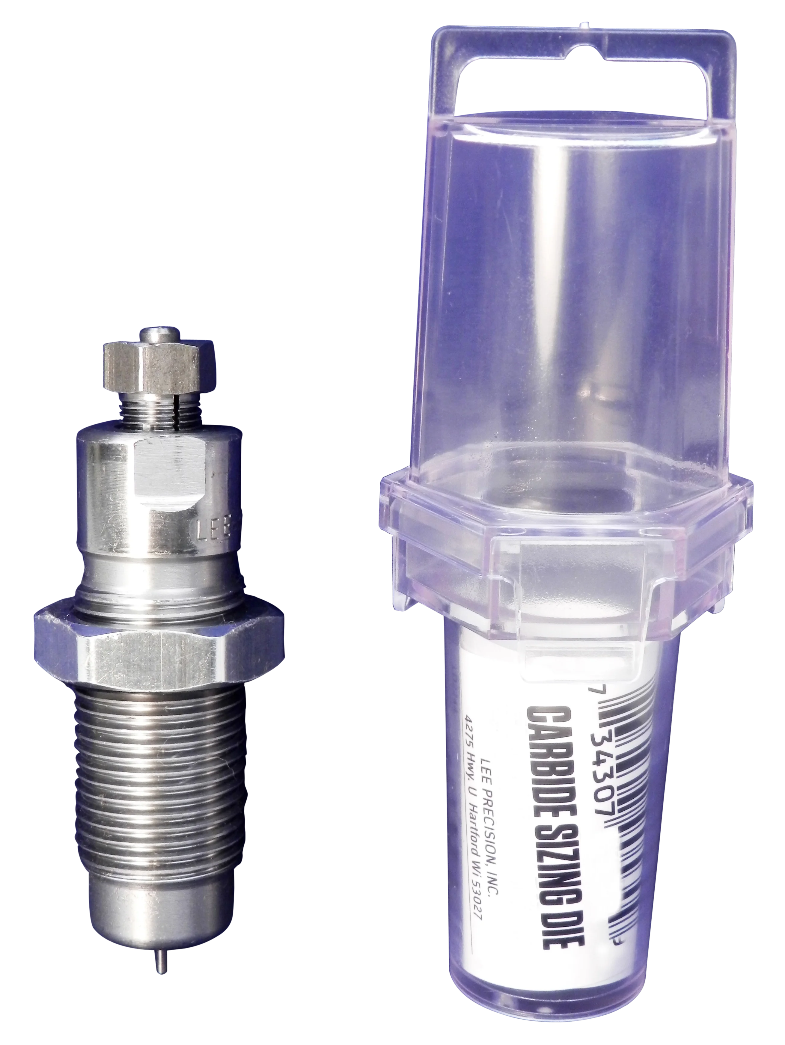 Lee Carbide Full-Length Sizing Die for .45 ACP Reloading Presses, No Case Lube Needed 90532