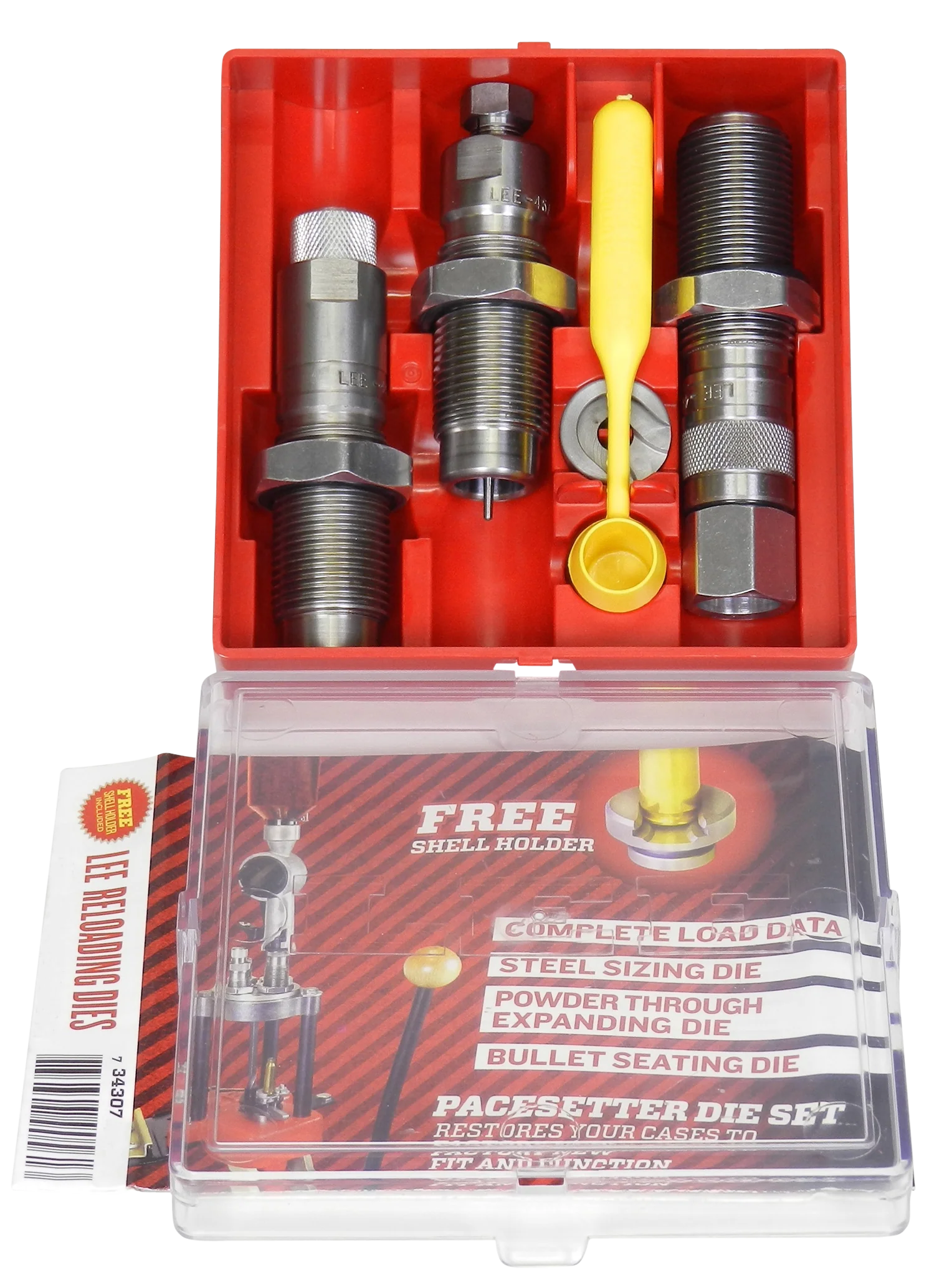 Lee Precision Carbide 3-Die Reloading Die Set for .32 H&R Magnum w/ Shell Holder 90809