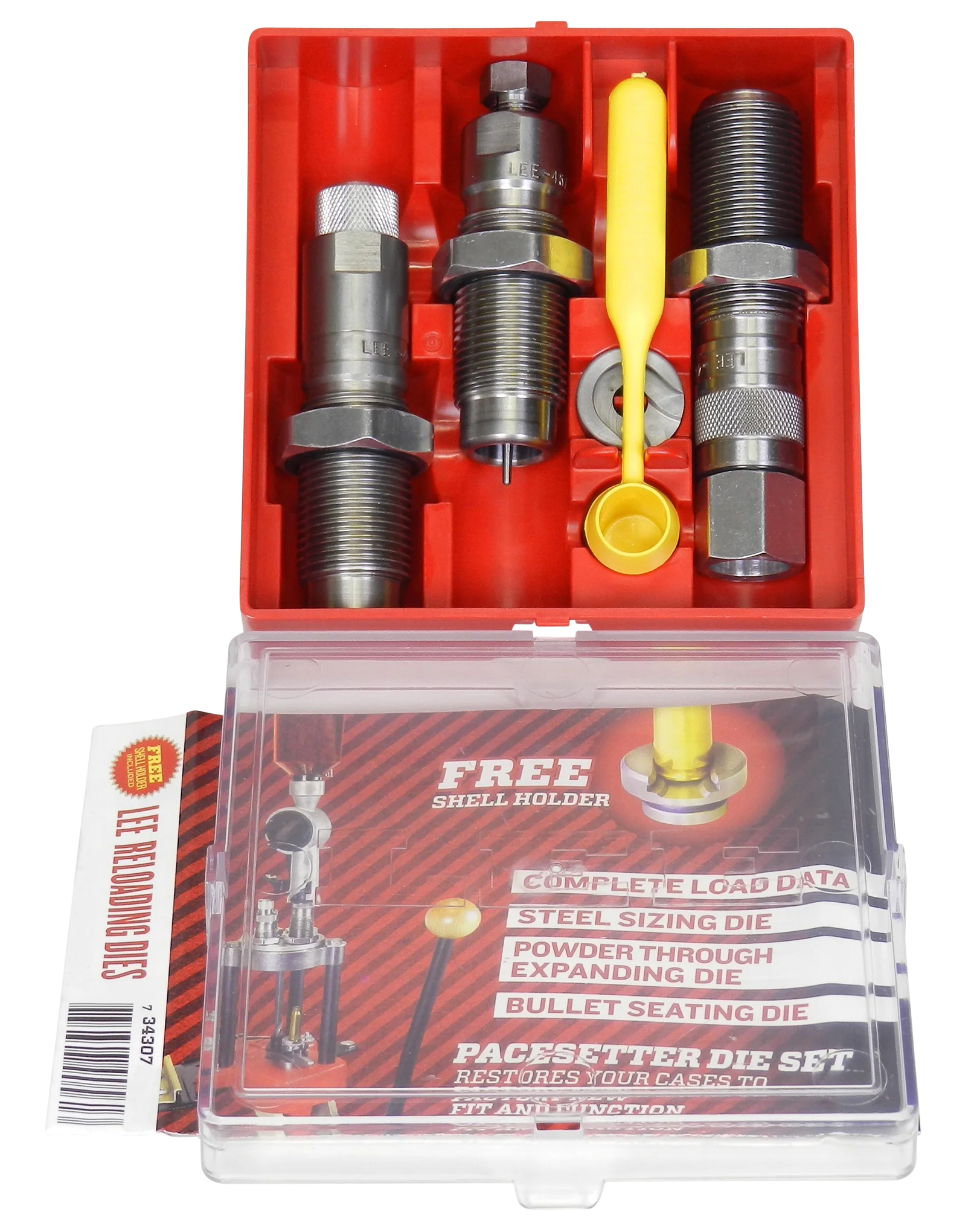 Lee Precision Pacesetter 3-Die Set for .444 Marlin Reloading w/ Shell Holder & Crimp Die 90562