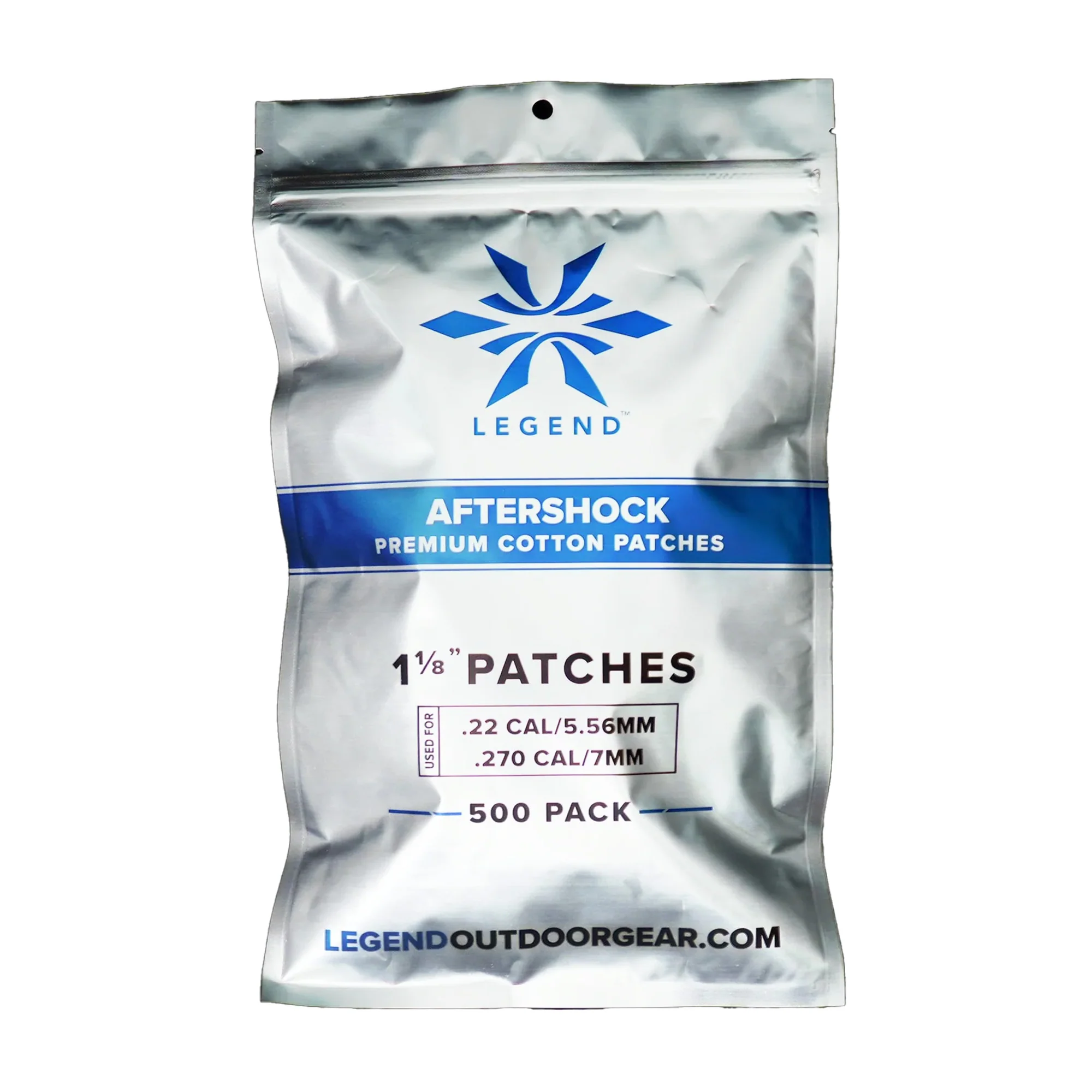 Legend Outdoor Gear Aftershock Cotton Cleaning Patches 1 1/8 Inch Square, 500 Count AS-CP-118-500