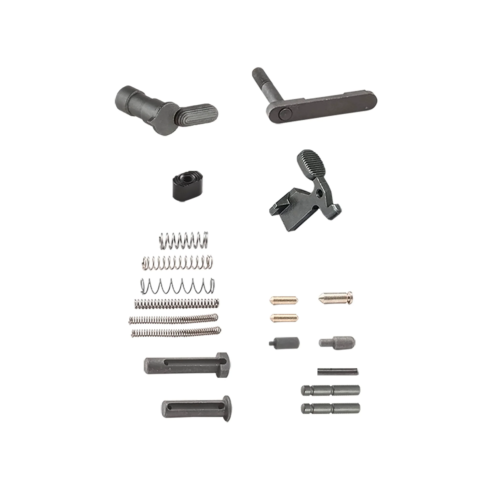 Luth-AR AR-15 Builder Lower Parts Kit, Mil-Spec Machined Components, No Trigger/Grip LRPK-BLDR