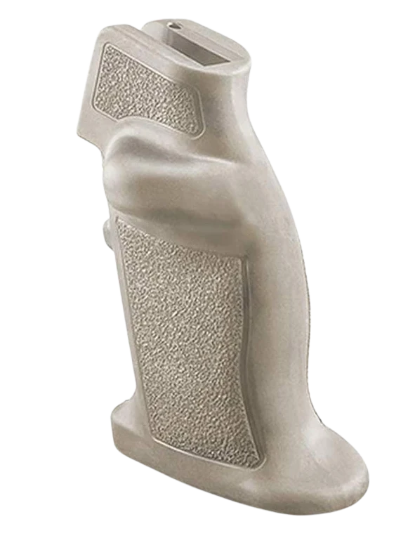 Luth-AR Chubby AR-15 Pistol Grip, Right-Hand Ergonomic Palm Swell, Flat Dark Earth – PG-01-FDE