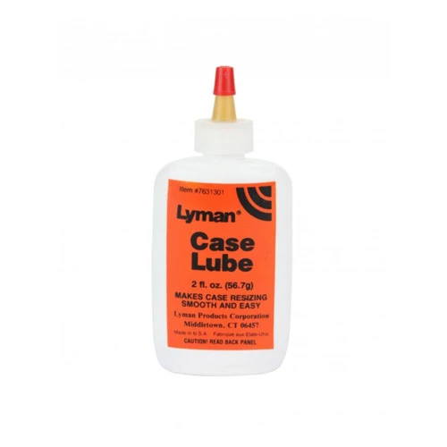 Lyman Case Lube Kit for Reloading, 2 oz Brass Sizing Lubricant for Smooth Die Operation LYM7631301