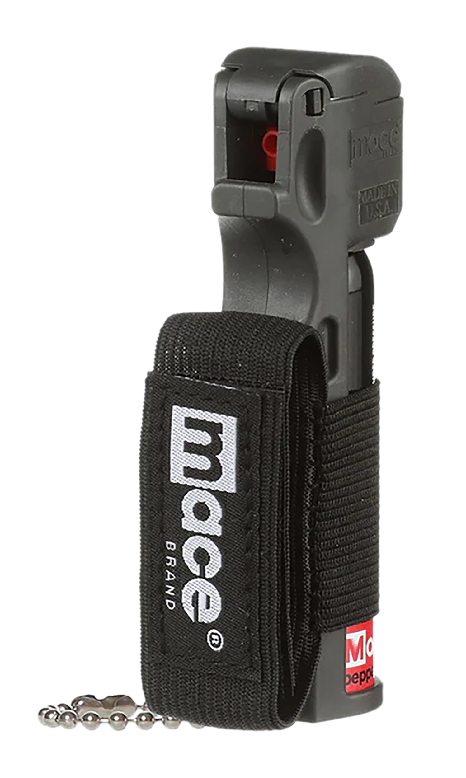 Mace Sport Model Pepper Spray with Flip-Top, Adjustable Hand Strap, 12-ft Range, Ultraviolet Dye — 80761
