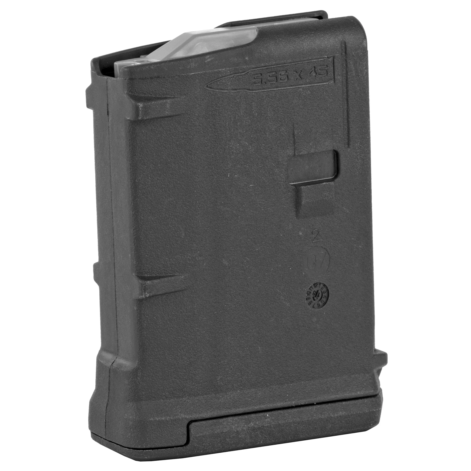 Magpul Industries PMAG 10 AR/M4 GEN M3 5.56/.223 10-Round Polymer Magazine, Black MAG559-BLK