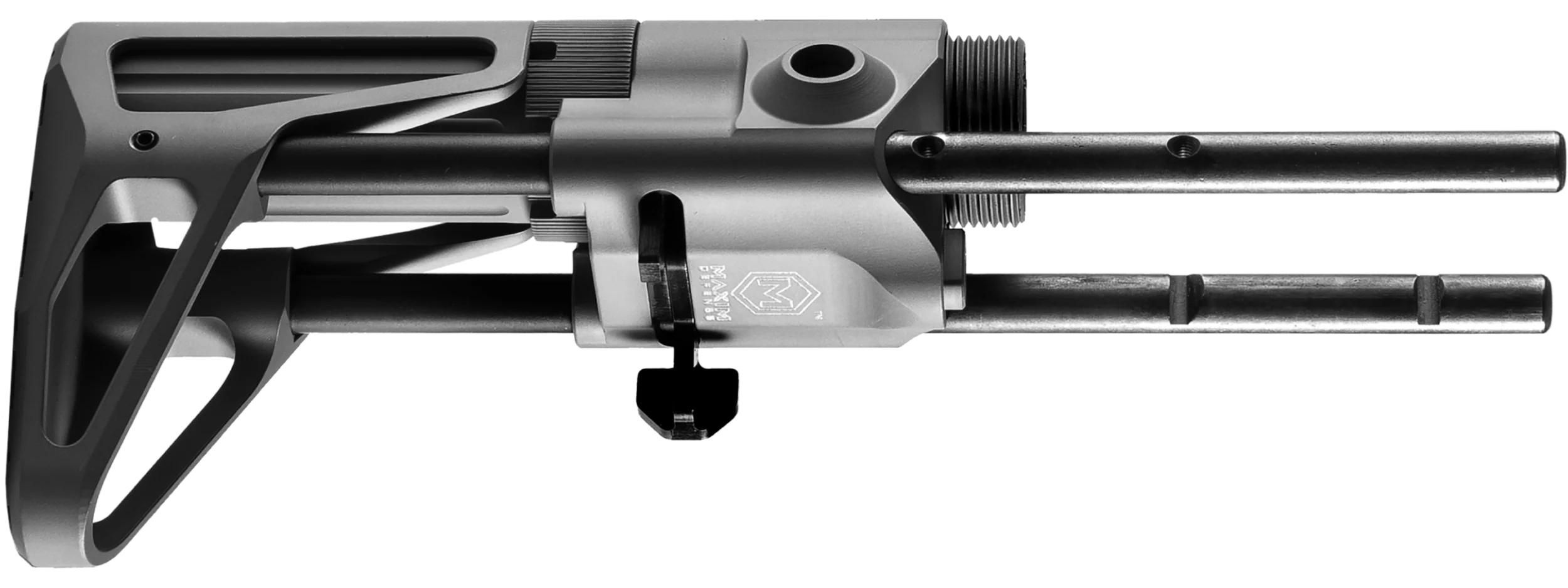 Maxim Defense CQB Gen 6/PDW Direct-Fit Buttstock Assembly Replacement for Braces, Black MXM47575