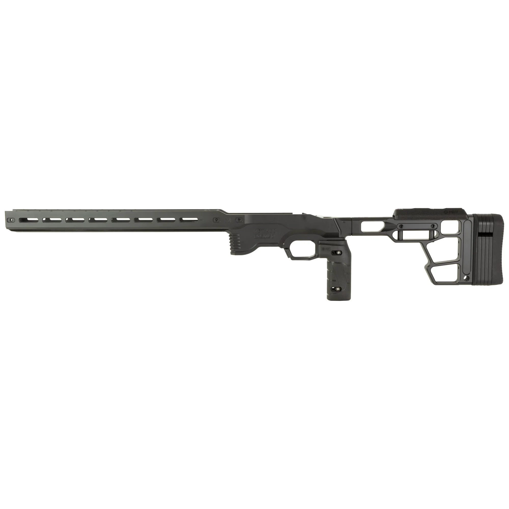 MDT ACC Premier Gen2 Rifle Chassis for Remington 700 Short Action, Black Cerakote 109512-BLK