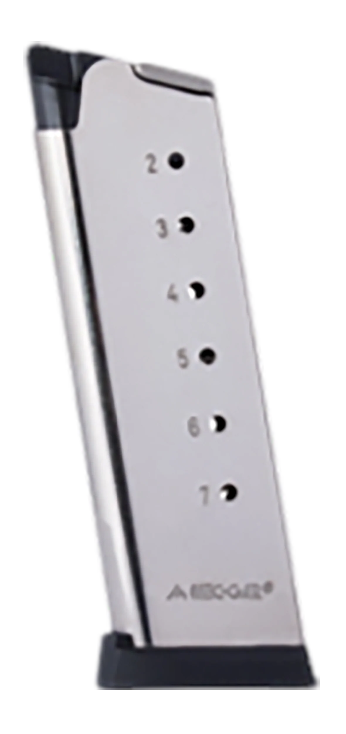 MEC-GAR 1911 Officer/Compact .45 ACP 7-Round Magazine, Nickel Finish Carbon Steel MGCO4507NPF