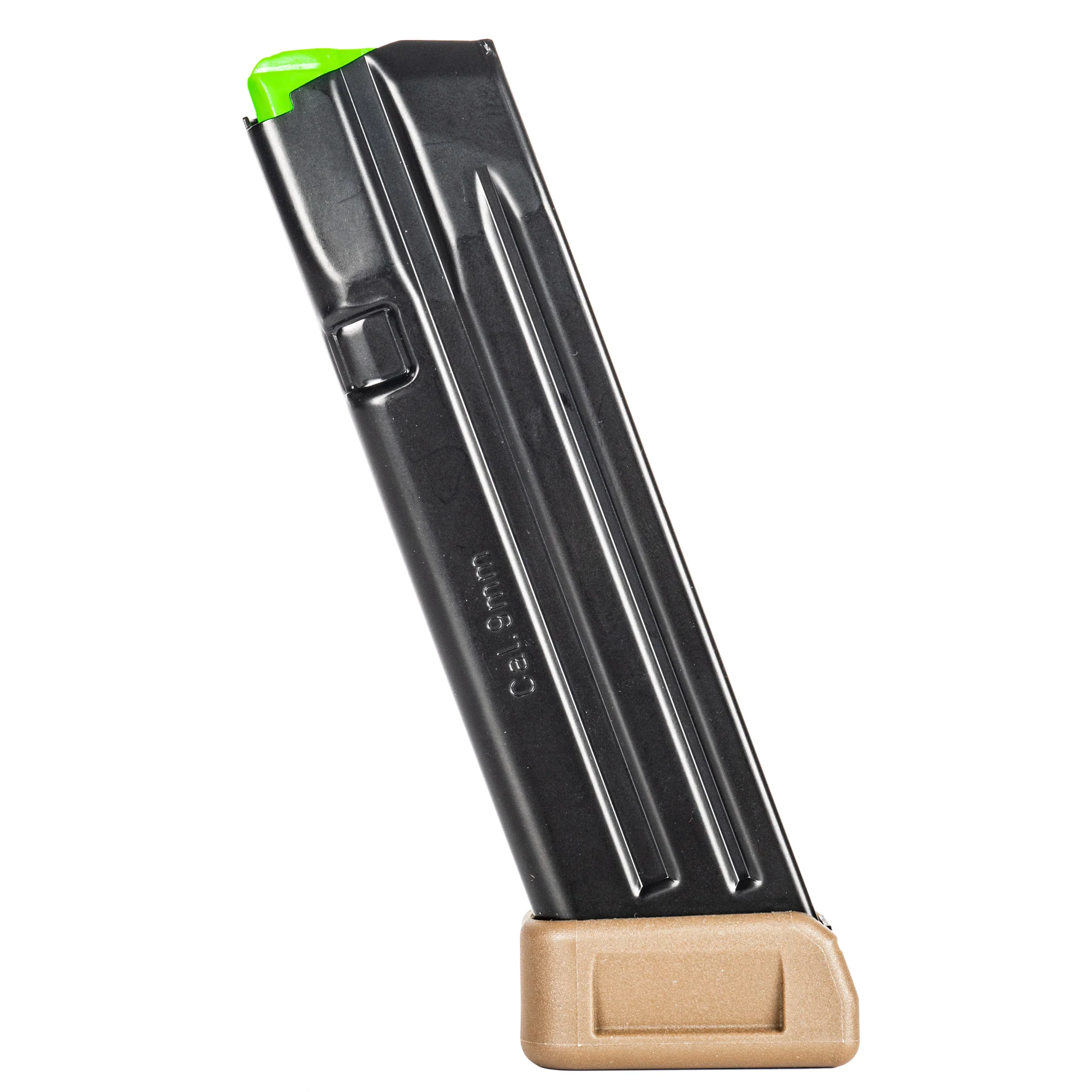Mec-Gar USA Glock 17 9mm 20-Round Magazine w/ Anti-Friction Coating, FDE Extension MGG172005A