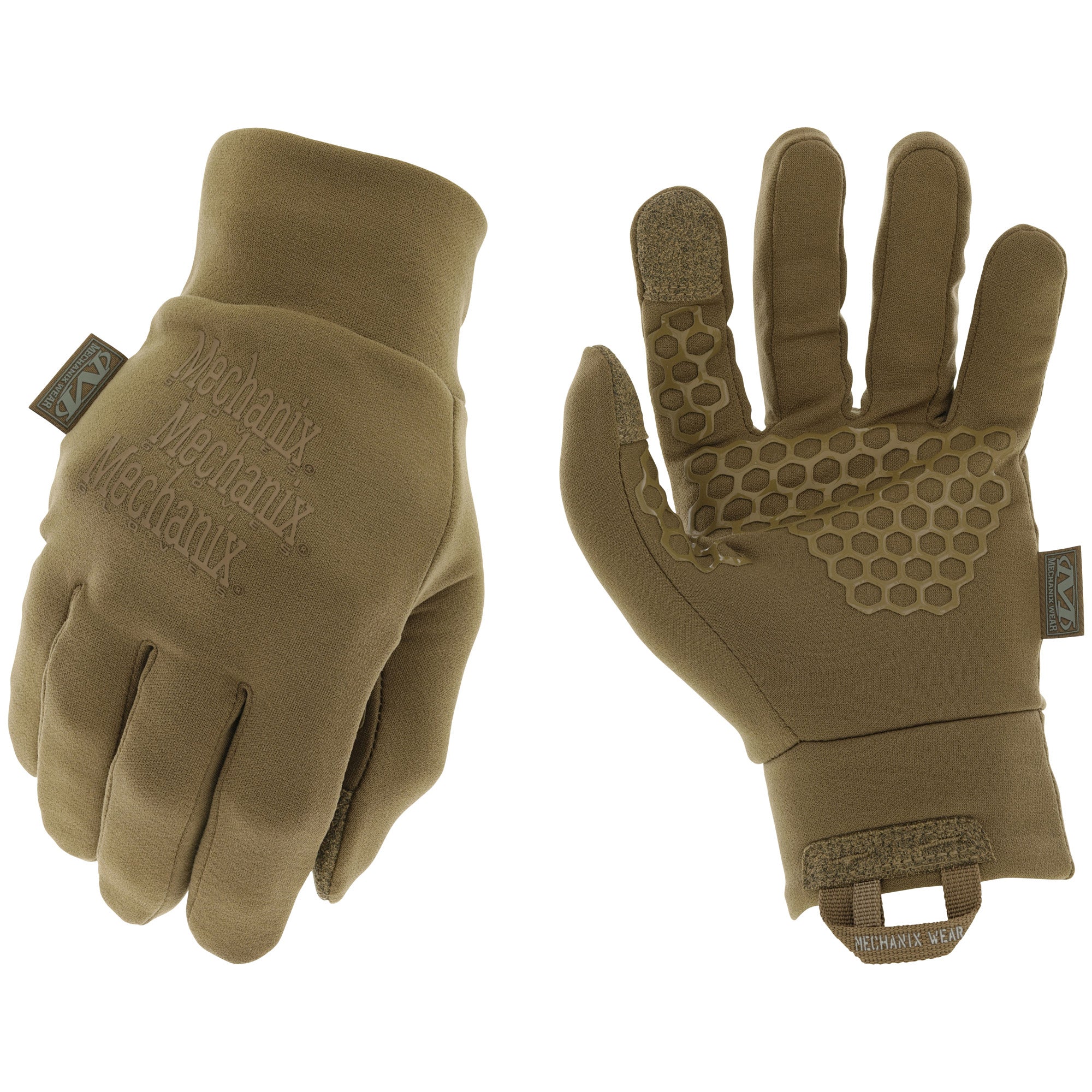 Mechanix Wear ColdWork Coyote Base Layer Gloves (Medium), Microfleece SoftShell, Touchscreen, CWKBL-72-009