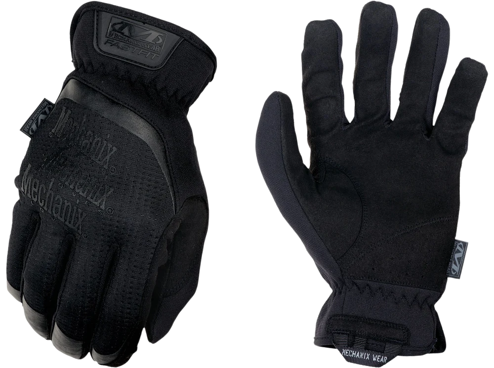 MECHANIX WEAR FastFit Covert Touchscreen Tactical Gloves, Synthetic Leather, 2XL, FFTAB55012