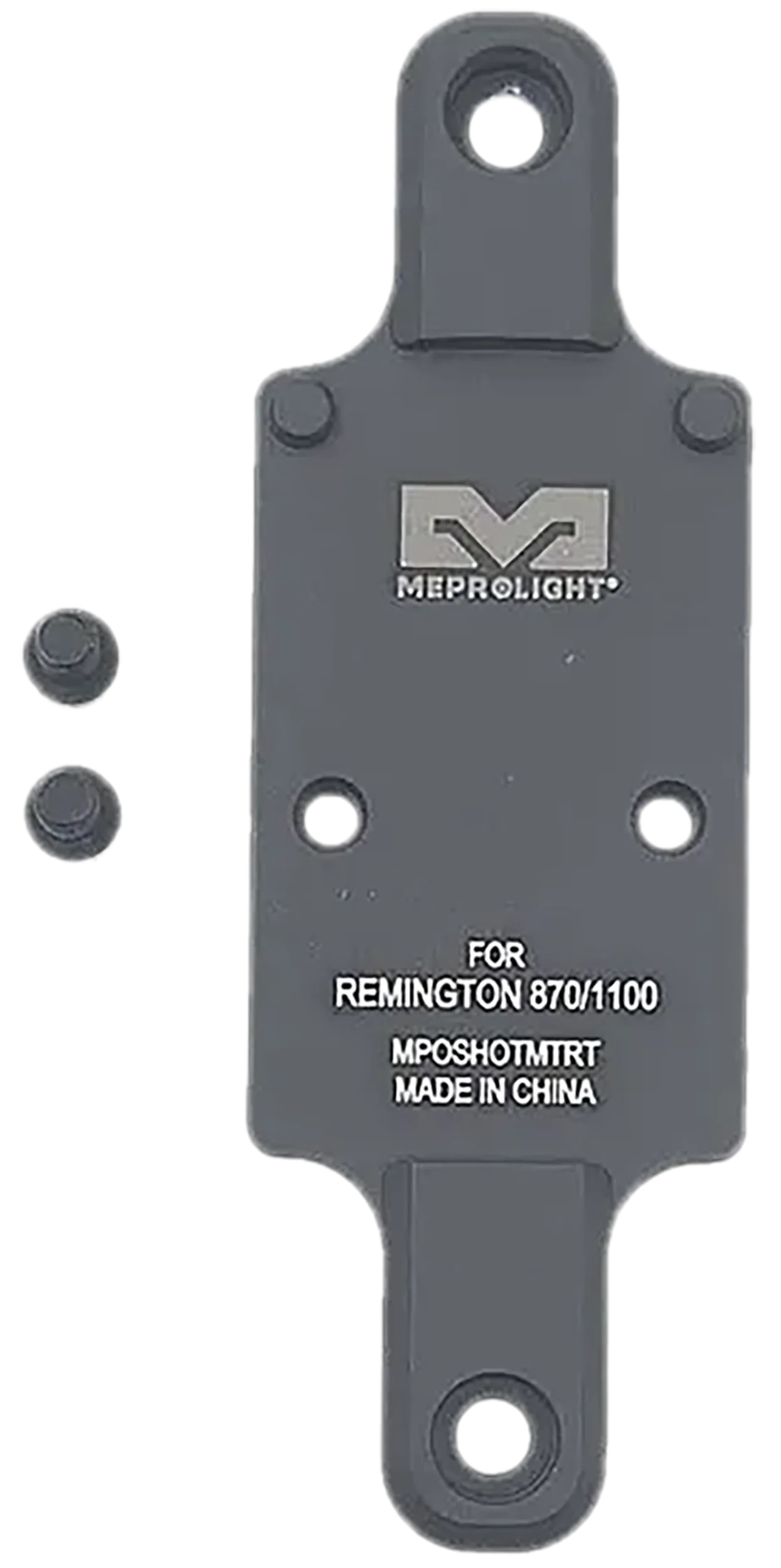 MEPRO USA Optics Plate for Remington 870/1100, RMR Footprint, Matte Black Aluminum, 901141043