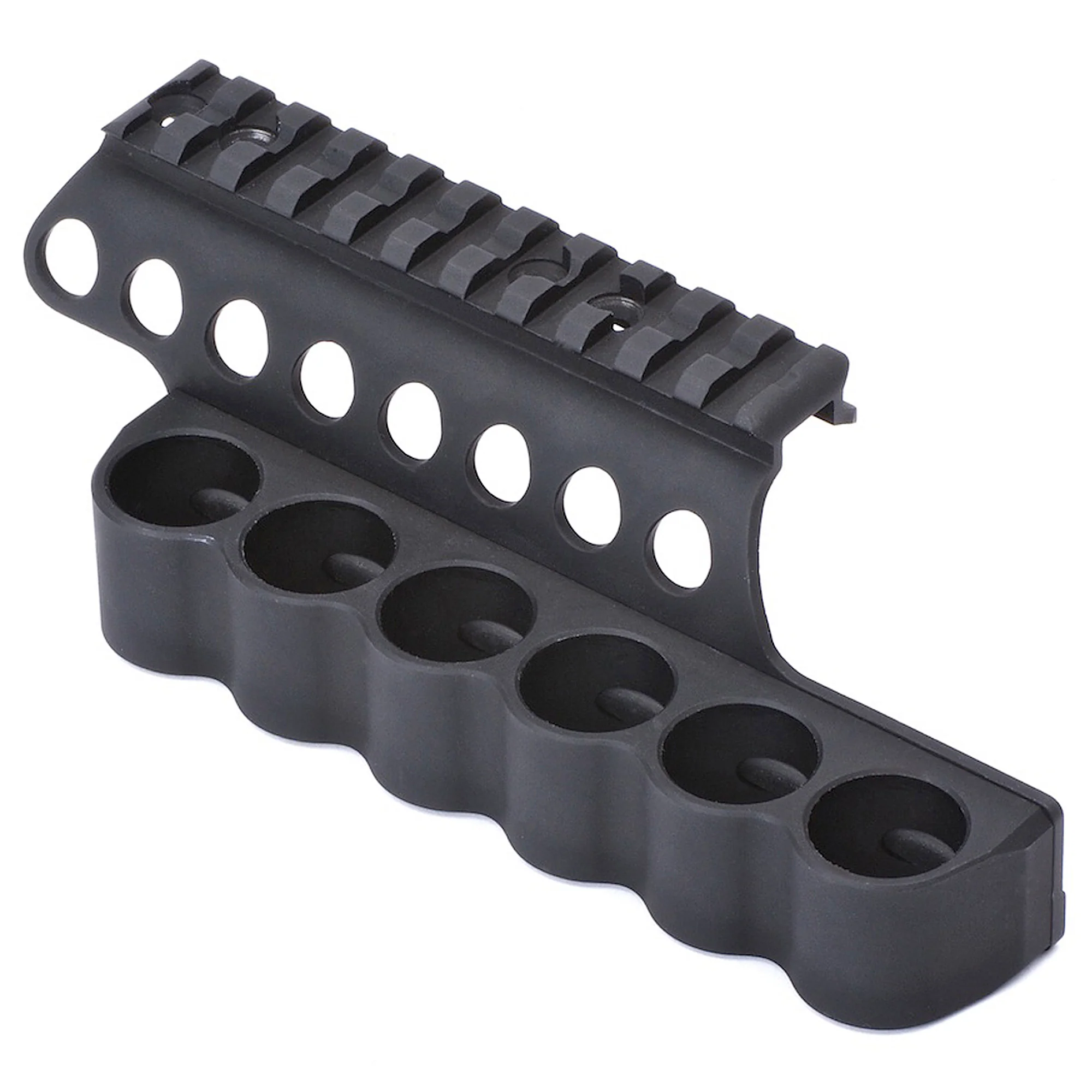 Mesa Tactical SureShell Saddlerail Side Saddle with 4in Picatinny Rail, 6-Shell 12 Gauge 93630
