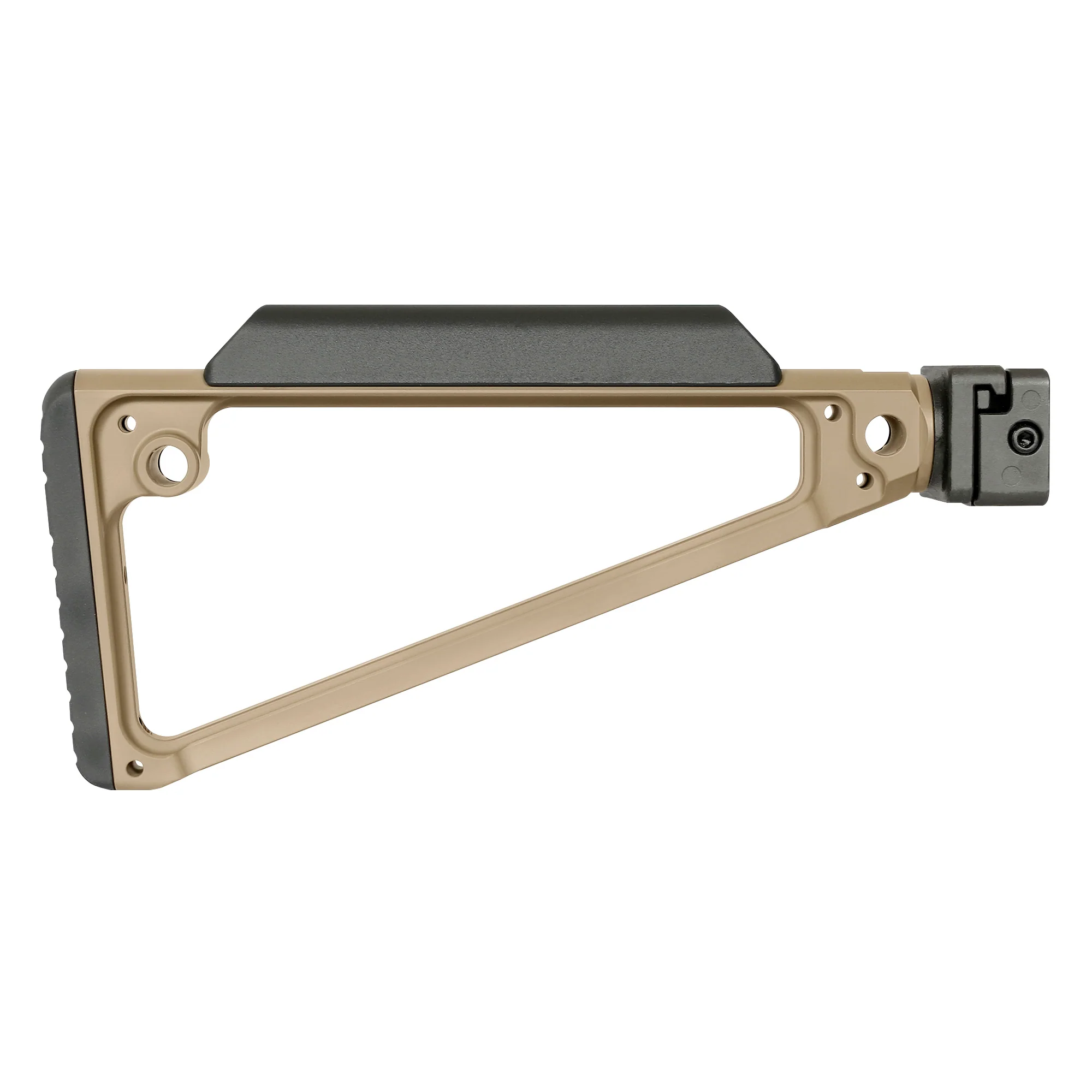 Midwest Industries Triangle Side Folding Stock, Flat Dark Earth, 6061 Aluminum, MI-TRI-SF-FDE - Image 2