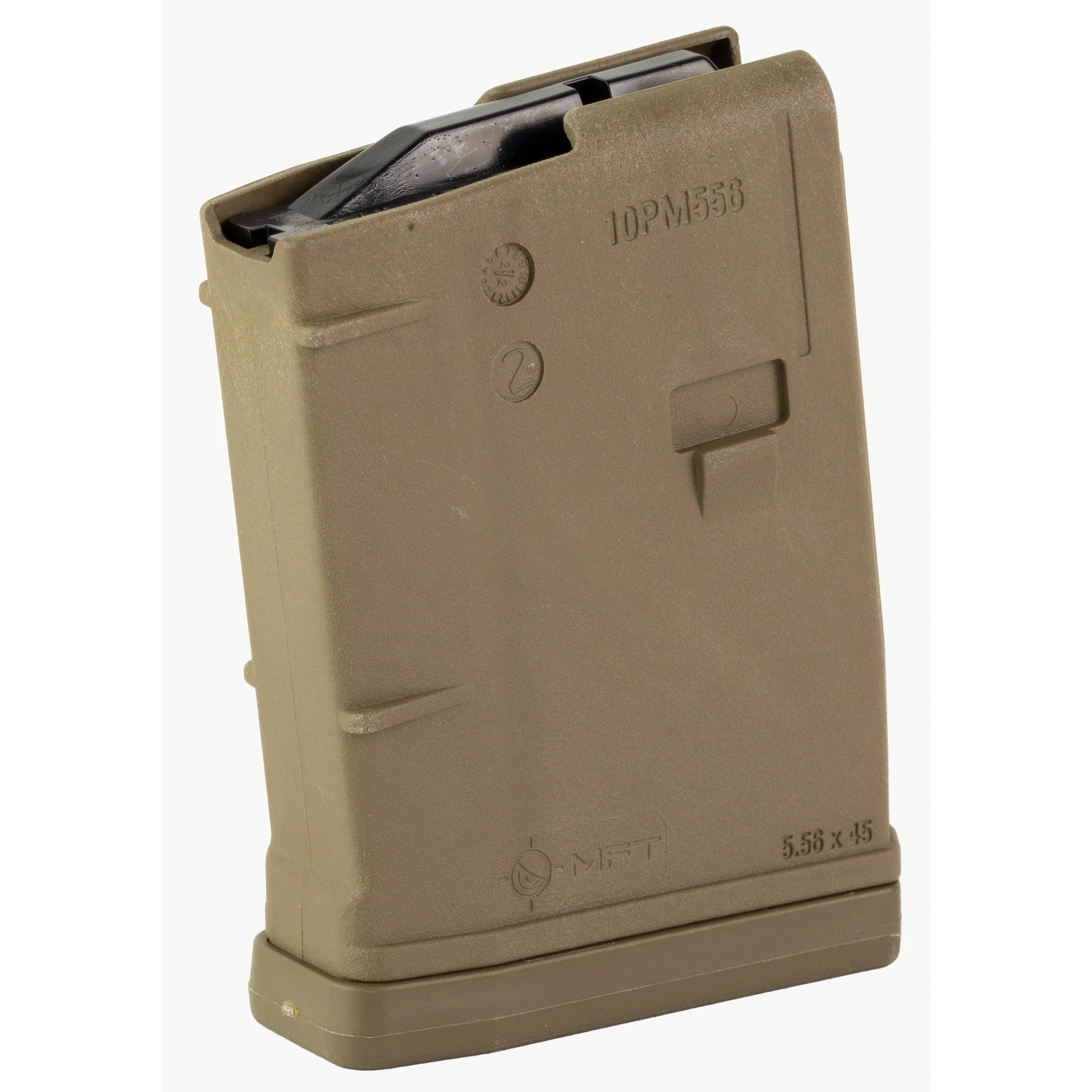 Mission First Tactical AR-15 Magazine 10-Round 5.56/.223 Polymer Scorched Dark Earth 10PM556BAG-SDE
