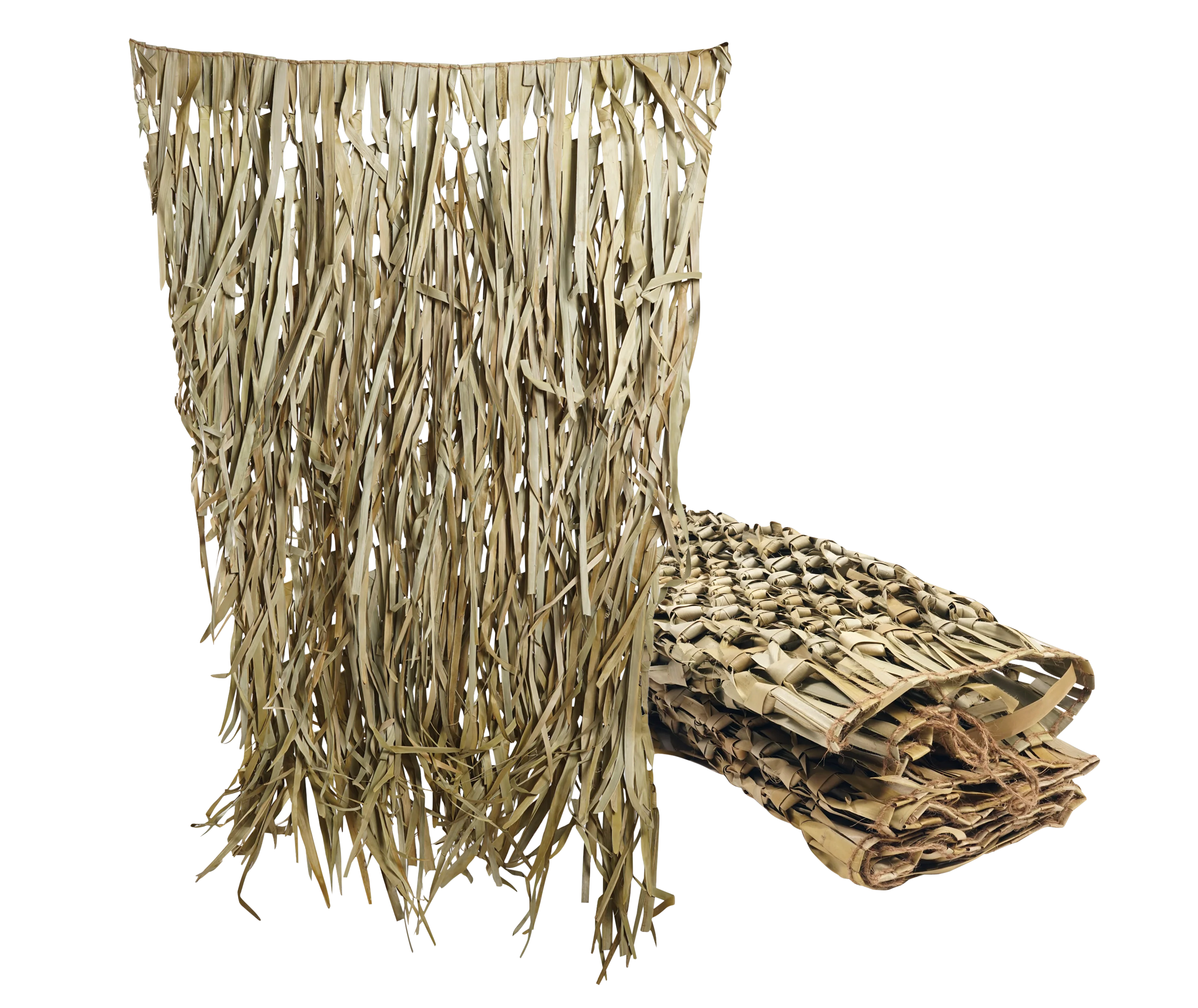 MOmarsh Blind Grass Sheets 4'x5' Natural Palm Camouflage, 4-Pack Hunting Blind Cover – 31315