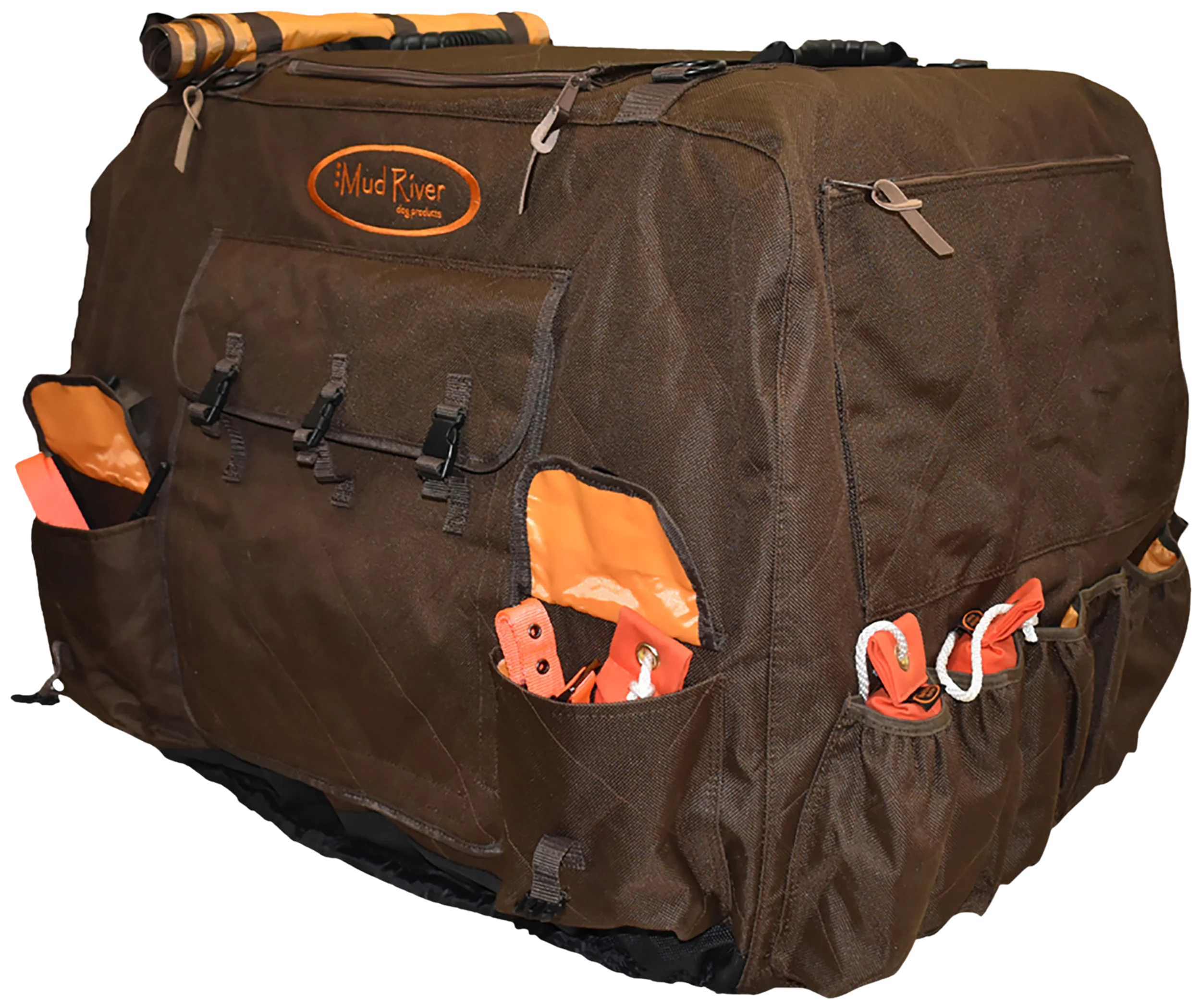Mud River Dixie Insulated Kennel Cover, Large Brown, 1200D Polyester, MicroLite3 Insulation, MRM1515