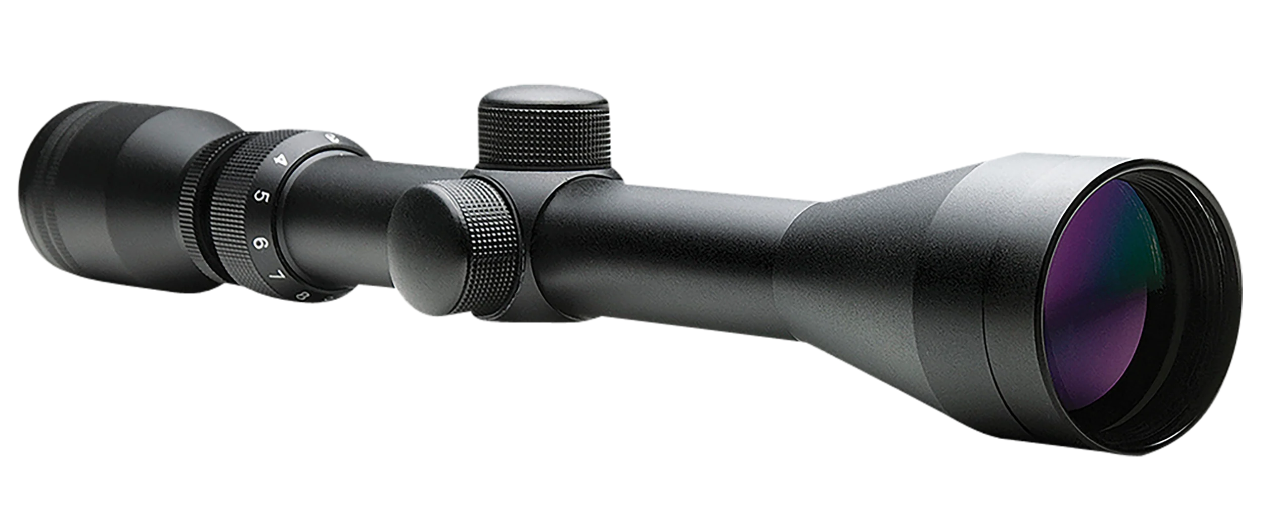 NCStar Shooter Series 3-9x40 Rifle Scope, 1-inch Tube, P4 Sniper Reticle, Black Powder Coat SFB3940G