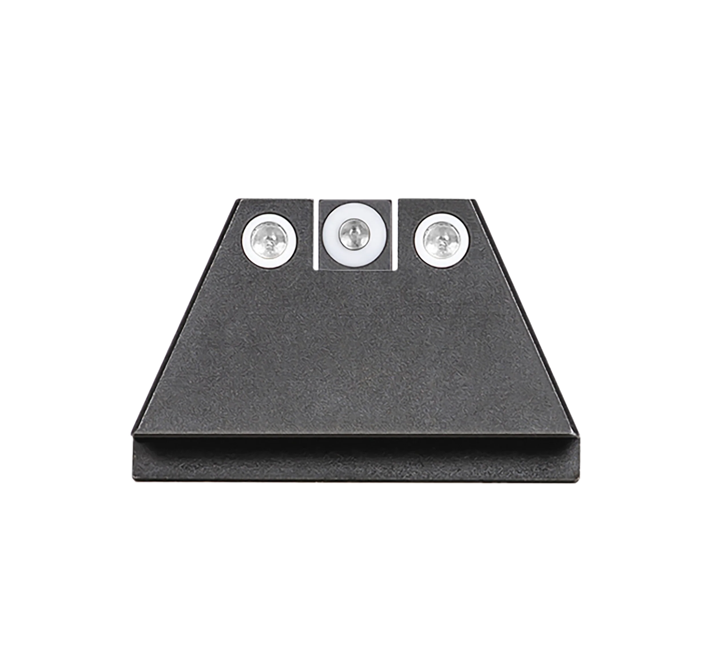 Night Fision Suppressor-Height Tritium Sight Set for Glock Pistols, White Outline, GLK004003WGW