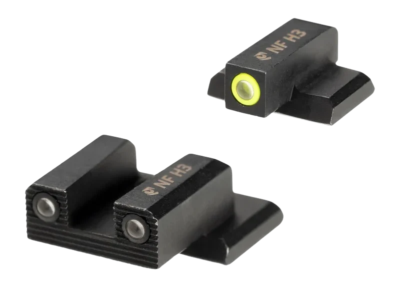 Night Fision SAW-208-003-YGZG Night Sight Set for S&W Bodyguard 2.0 Yellow Front