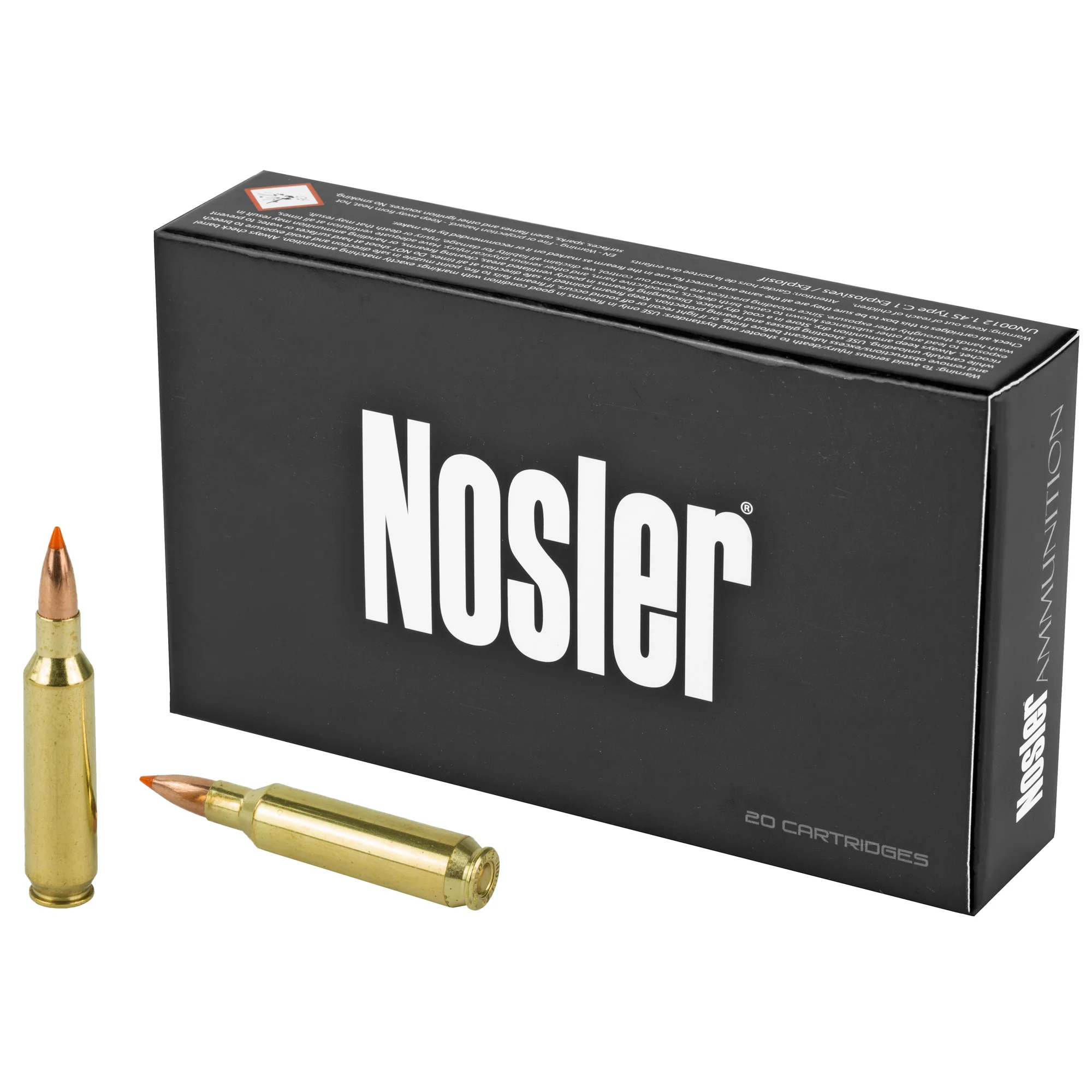 Nosler .22 Nosler Ballistic Tip Varmint Rifle Ammo 55 Grain 20-Round Box 61030