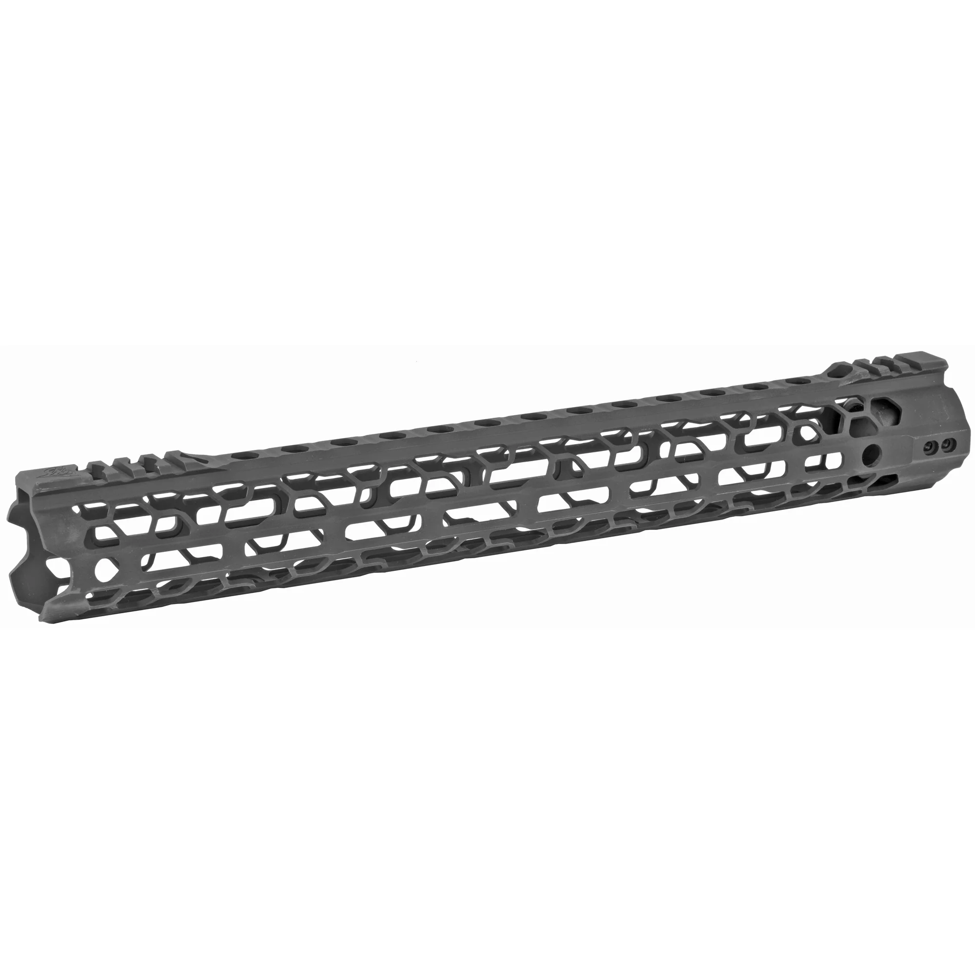 Odin Works O2 Lite 15.5in M-LOK Free Float Handguard Rail, Hard Anodized Aluminum F-15-ML-O2