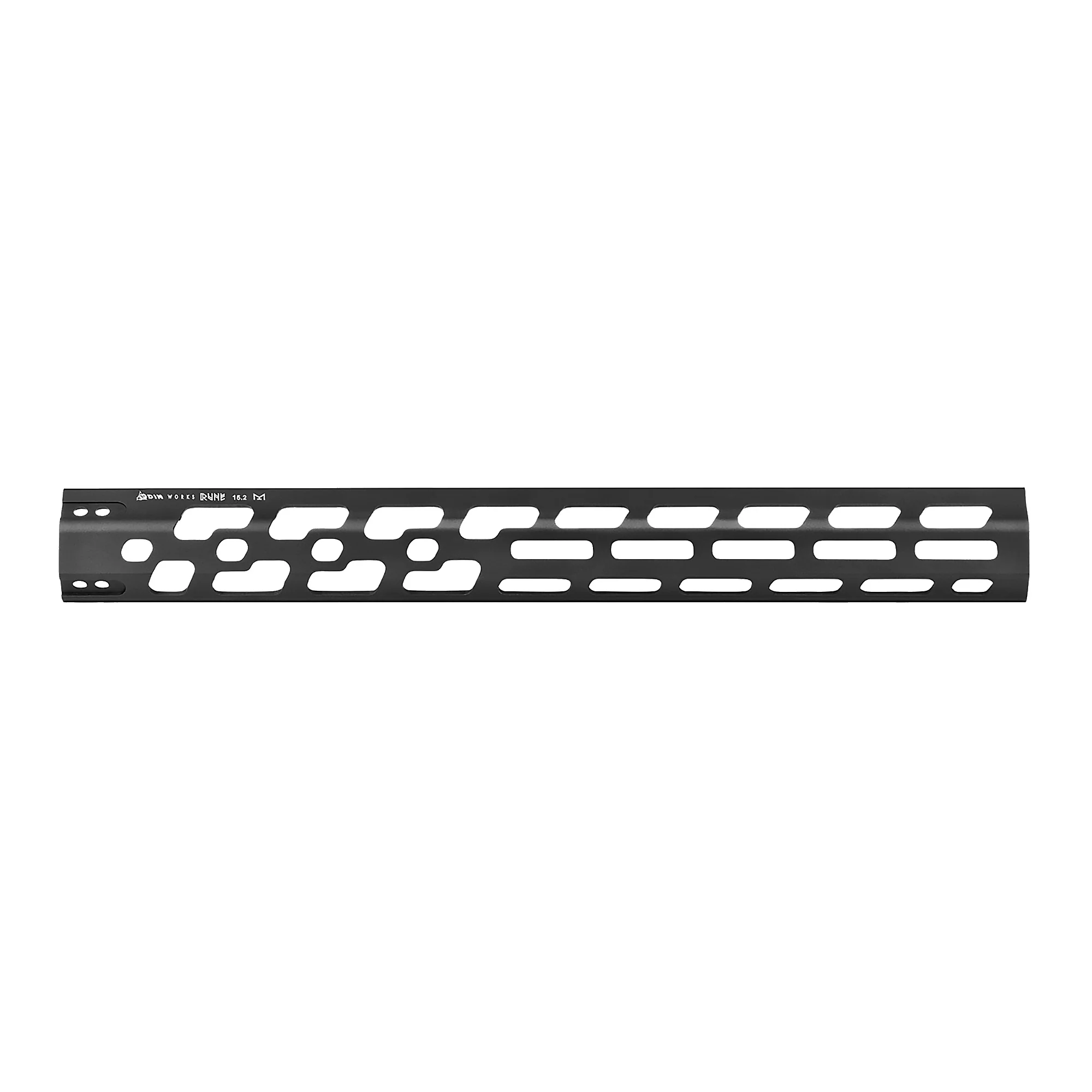 Odin Works RUNE 15.2in M-LOK Free-Float AR-15 Forend Handguard, Black F-15-ML-RUNE