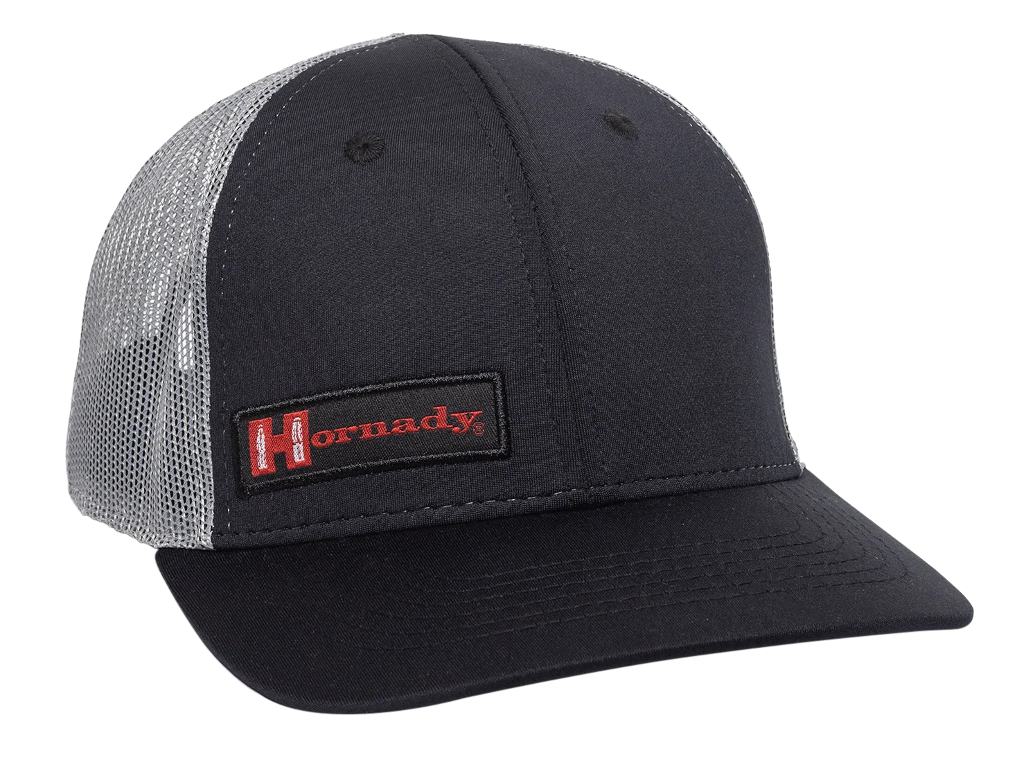 Outdoor Cap Hornady Logo Structured Snapback Hat, Black/Gray, One Size Fits All, Cooling Sweatband HRN02A