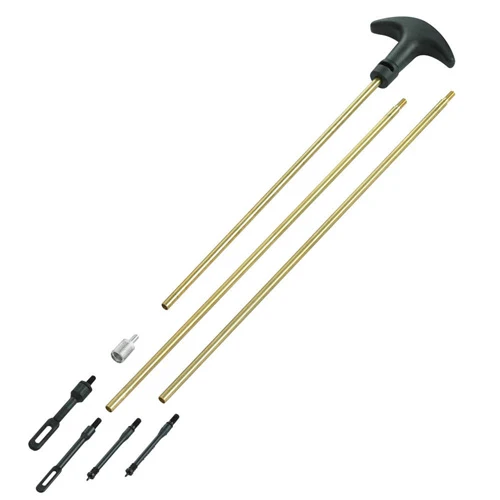 Outers Universal Brass Gun Cleaning Rod Kit, 3-Piece 30-Inch Takedown Set, OUT41616