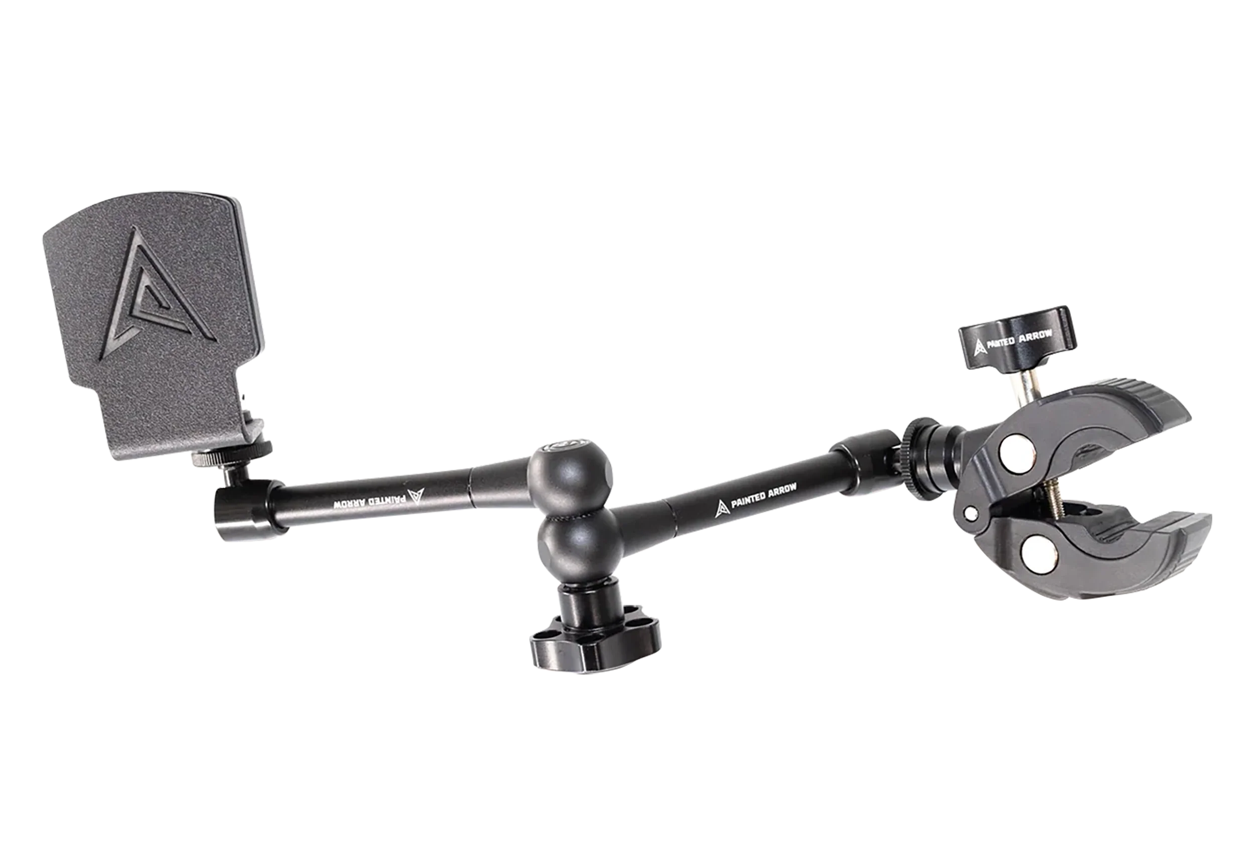 Painted Arrow Mag-Pro Camera Arm with Magnetic Phone Mount, Aluminum, Black, MAGARM001