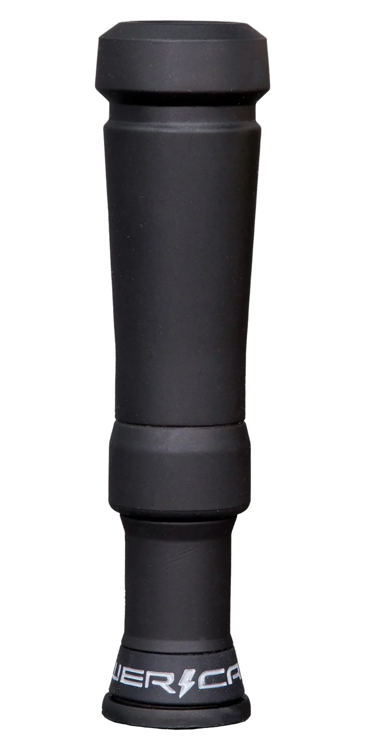 Power Calls Ignition Duck Call, Open Single-Reed Cutdown Mallard, Stealth Black Polycarbonate 21901