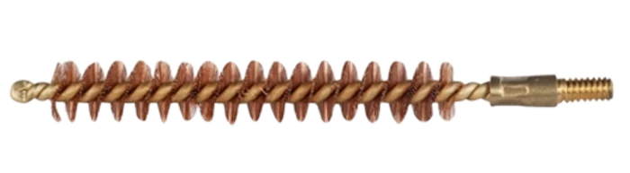 Pro-Shot .338 Caliber Rifle Bore Brush, Bronze Bristles & Brass Core, 8-32 Thread – 338R