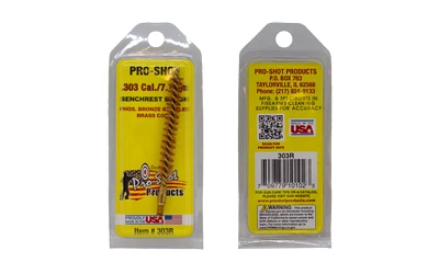 Pro-Shot Products Rifle Bore Brush, 303 Cal Bronze, Brass Core, 8-32 Threads 303R - Image 2