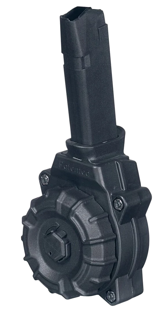 ProMag 30-Round 9mm Luger Drum Magazine for Glock 43X/48, DuPont Zytel Polymer, DRMA35