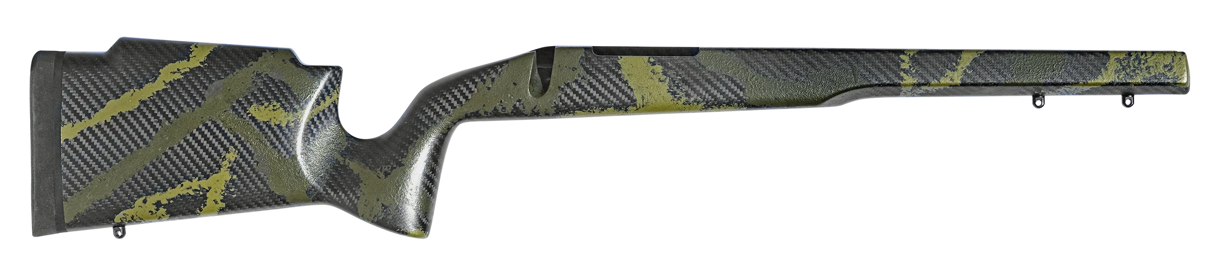 Proof Research Mountain Tactical Hunter Rifle Stock, Medium Action Right-Hand Green Sponge Camo 148709
