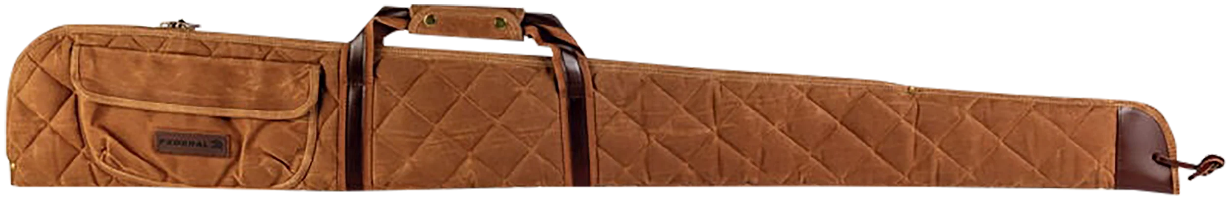Remington Accessories Premium Shotgun Case – 48-inch Waxed Canvas, Tan, Quilted, FPSC48