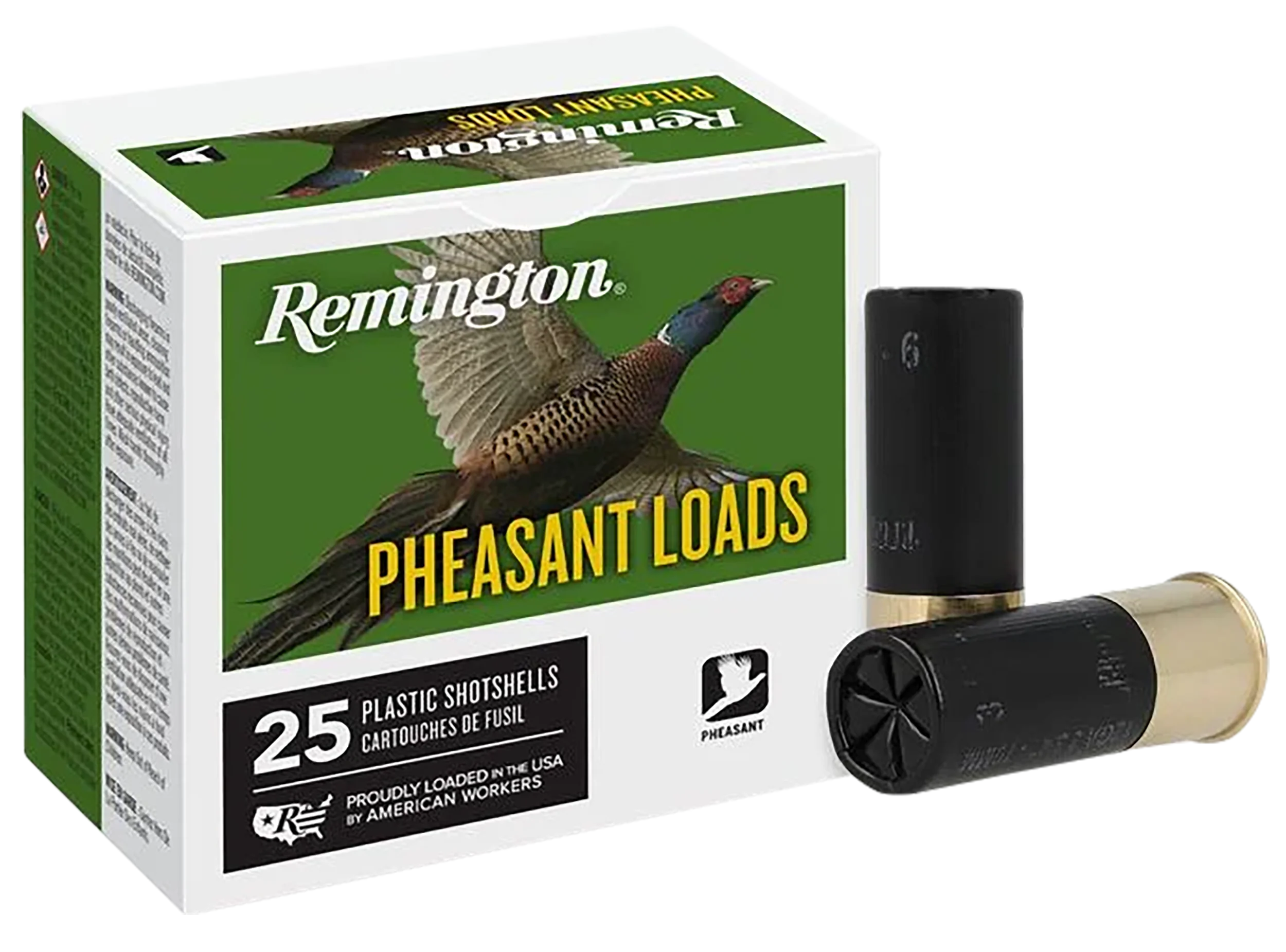 Remington Ammunition Pheasant Loads 12 Gauge 2.75in 1 1/4oz #6 Shot 25/Box 20048