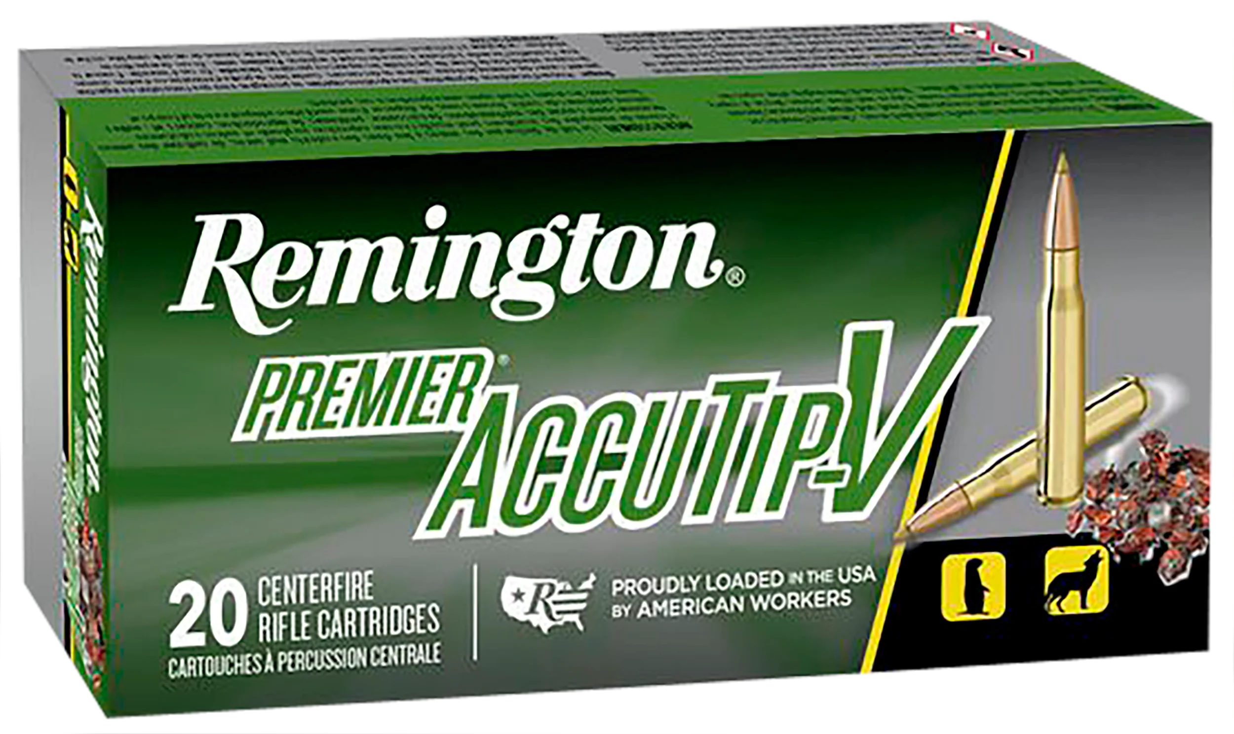 Remington Ammunition Premier AccuTip-V .223 Remington 50 Grain AccuTip-V Boat Tail Ammo 29184