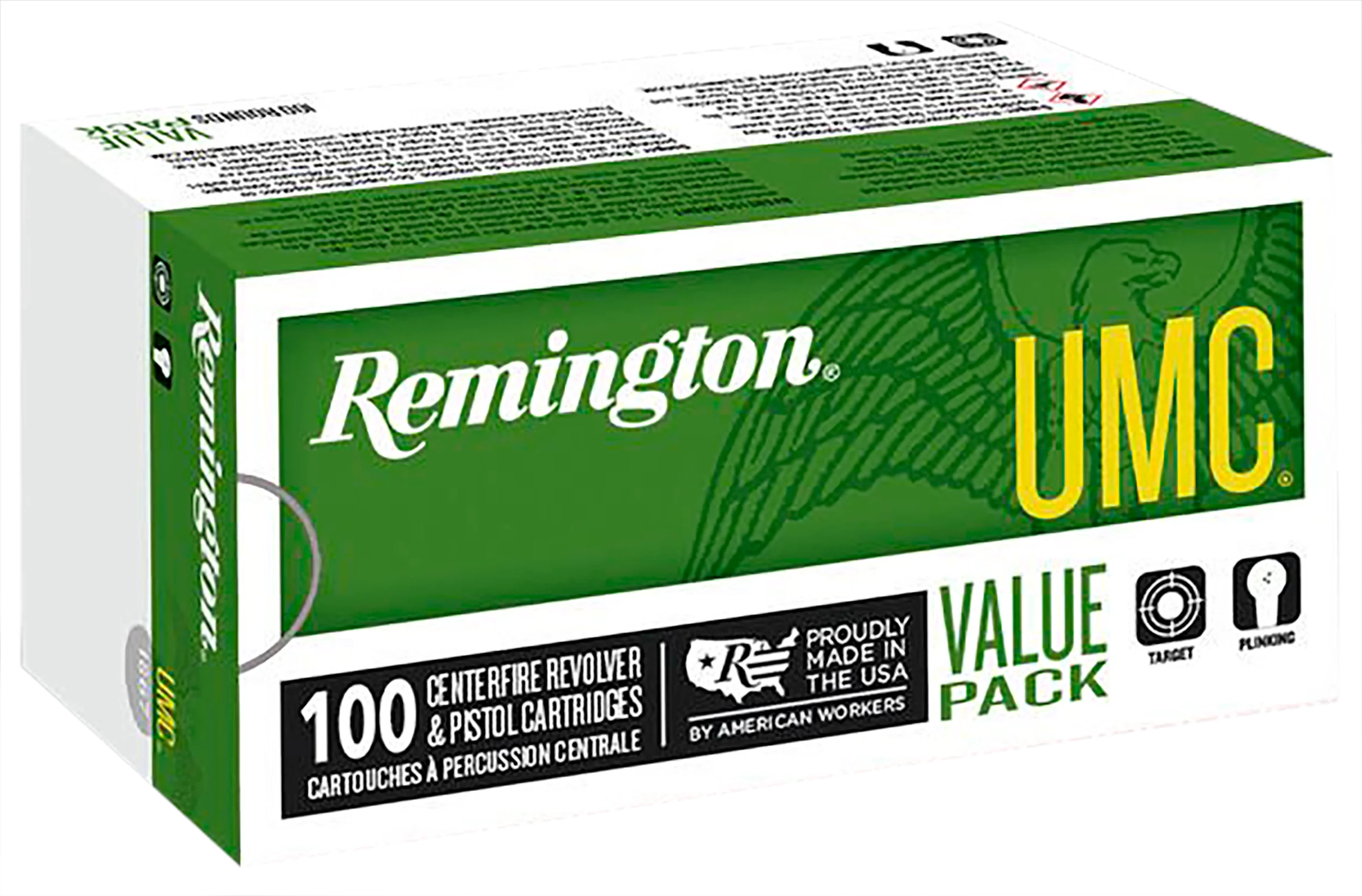 Remington Ammunition UMC Value Pack .40 S&W 180gr Jacketed Hollow Point 100-Round Box 23687