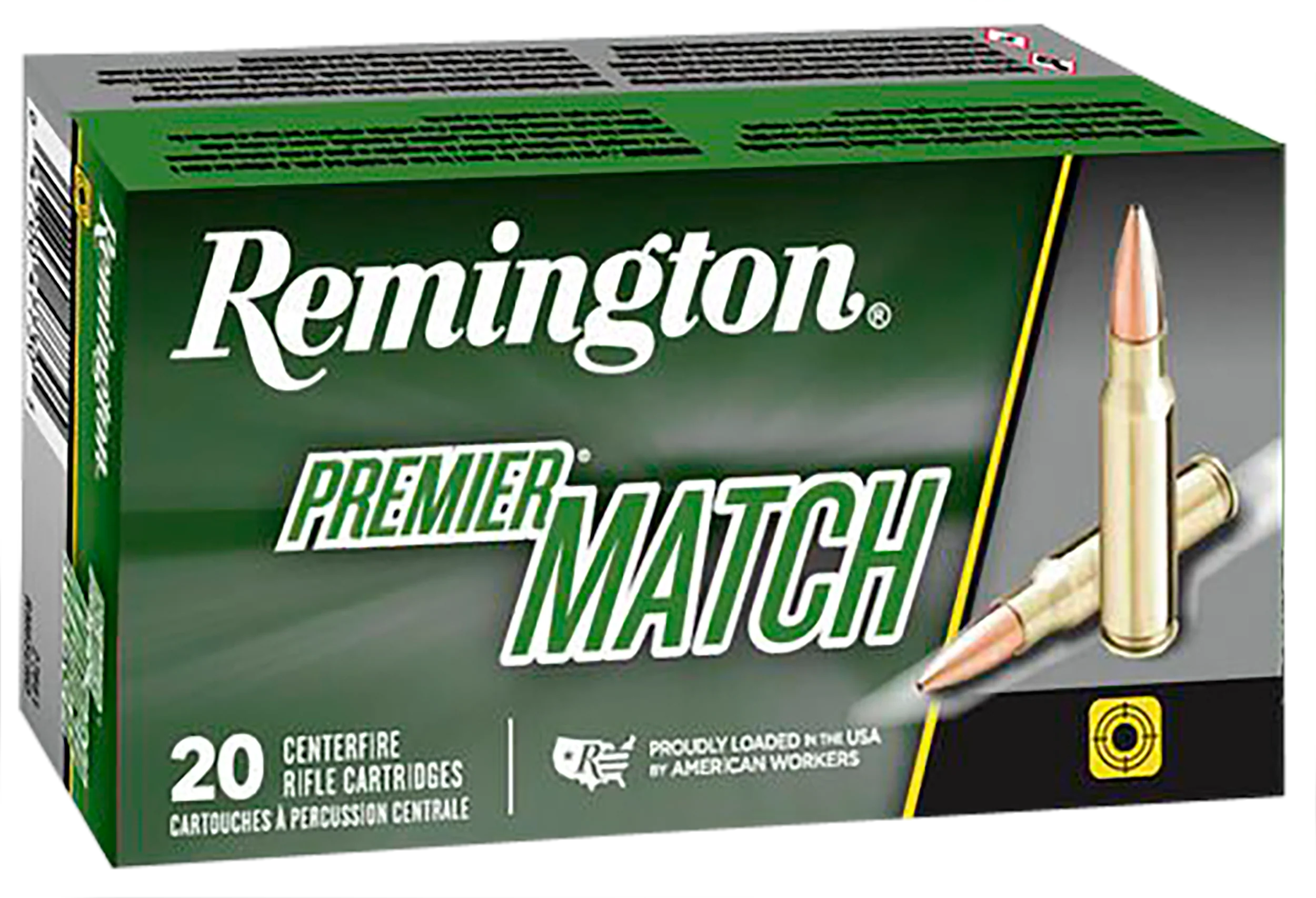 Remington Premier Match .223 Rem 69gr Sierra MatchKing BTHP Rifle Ammo 20rd Box 27680