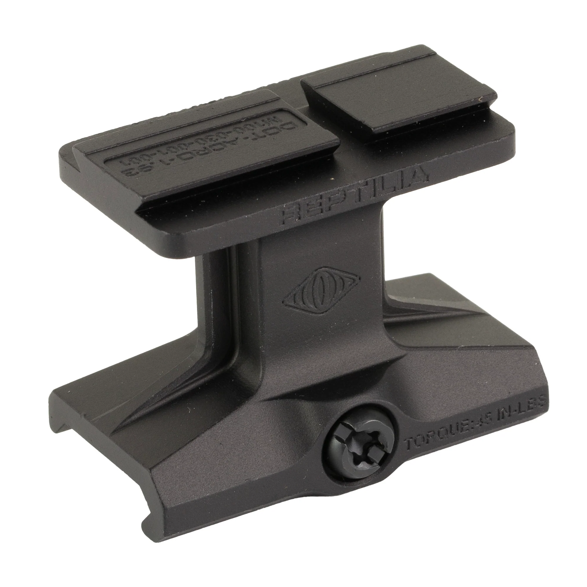 Reptilia DOT Mount 1.93 in for Aimpoint ACRO, Black, 7075-T6 Aluminum, Picatinny – 100-048