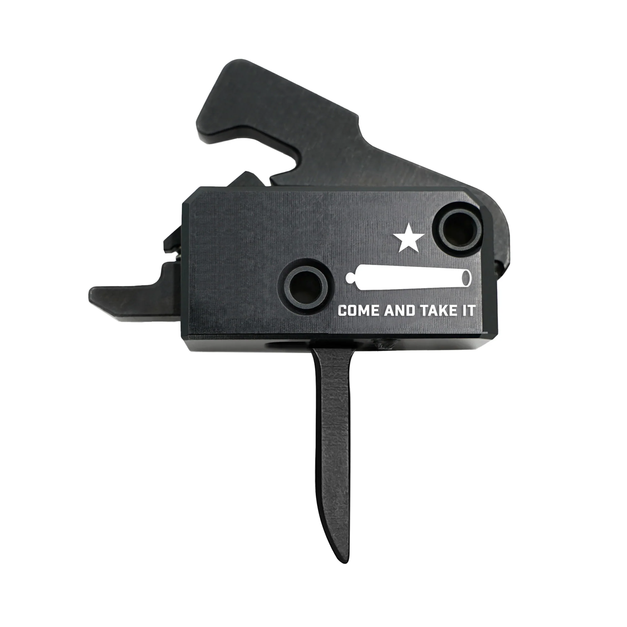 Rise Armament RA-140 Flat Super Sporting Trigger, Single-Stage 3.5 lb Drop-In 'Come and Take It' RA-140F-CTI